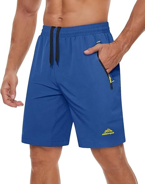 Men's workout running shorts(Pockets on both the front and back)
