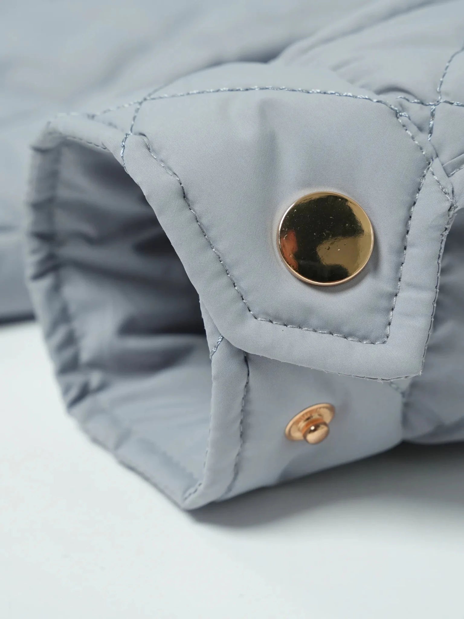 Mid Length Diamond Quilted Puffer