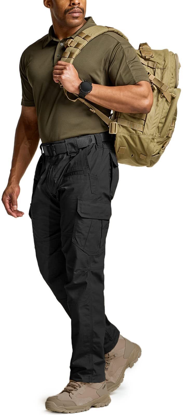 Last Day Sale 🔥Men's Tactical Pants, Water-Repellent Ripstop Cargo Pants