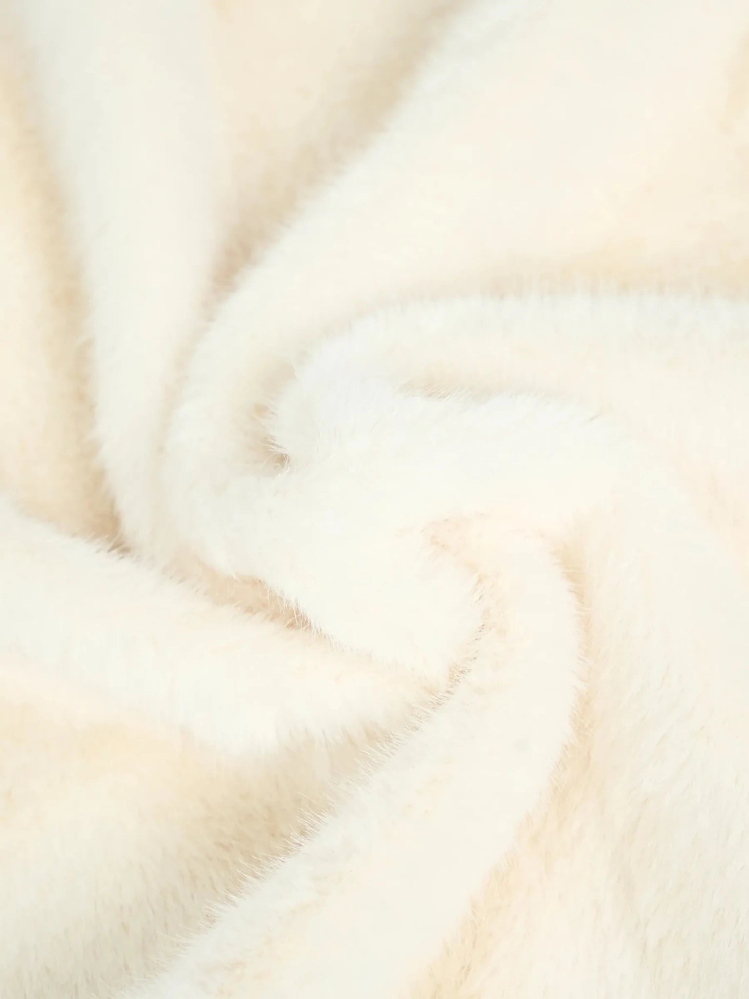 Faux Fur Lined Mid Length Rain Coat