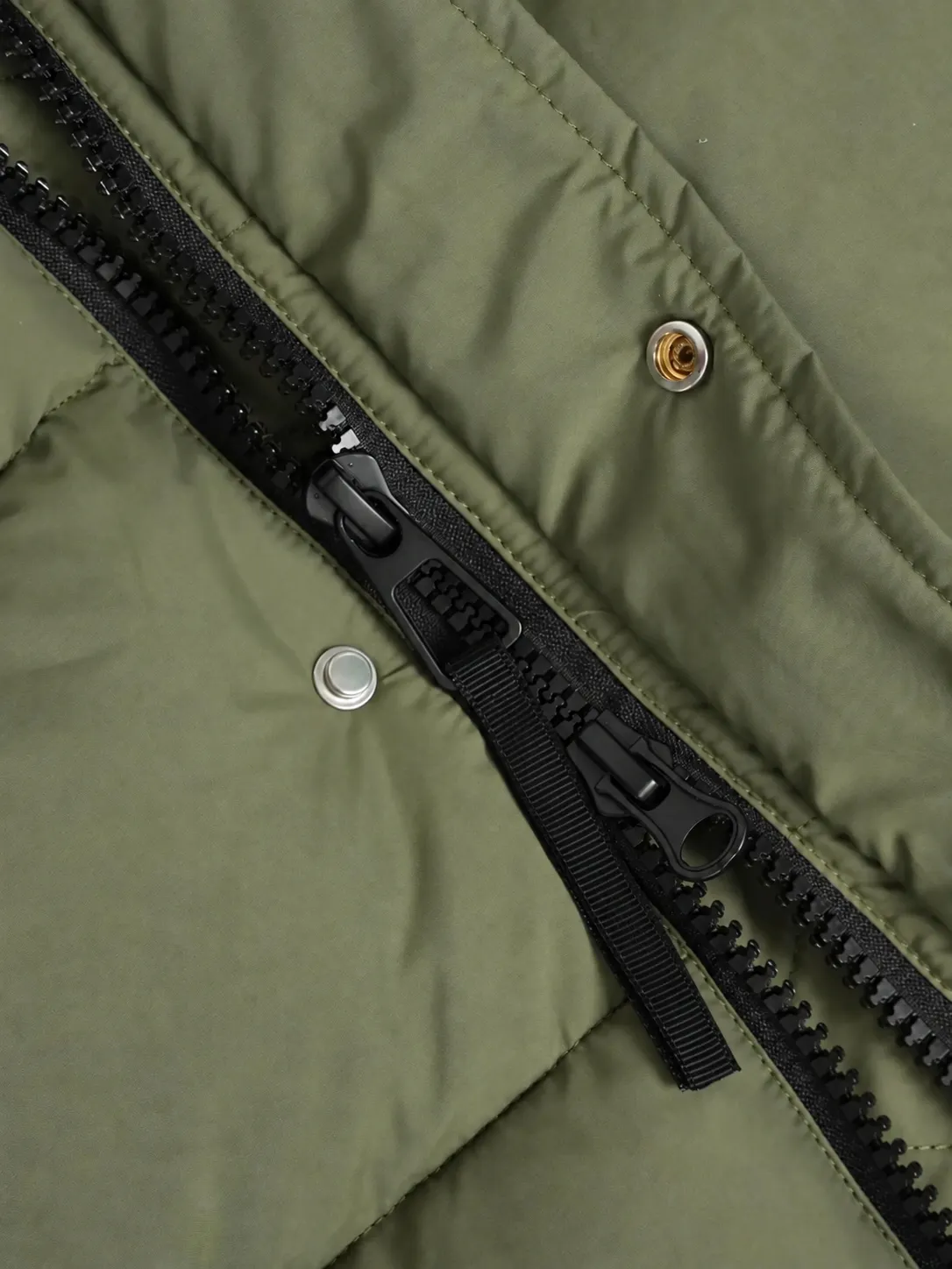 Men's Detachable-Hooded Puffer Jacket