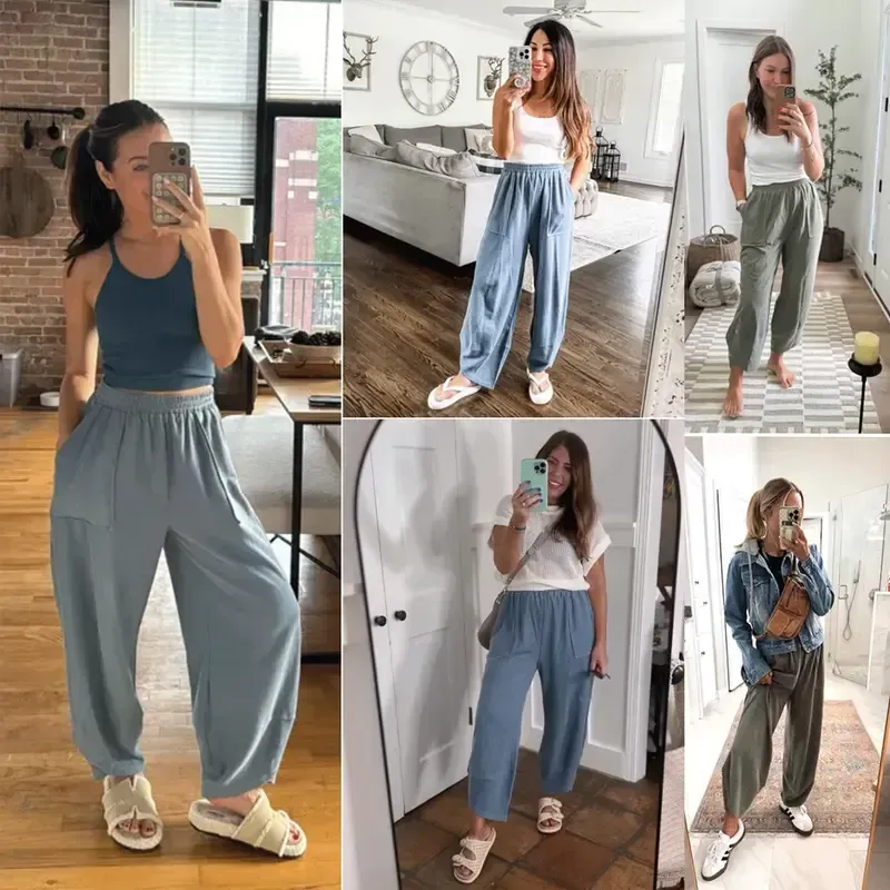 Women's Baggy Wide Leg Pants