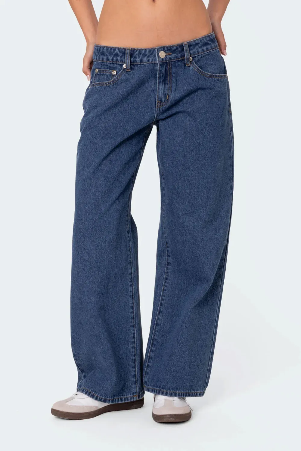 ⚡Last day only $29.9🔥 Raelynn Washed Low Rise Baggy Jeans