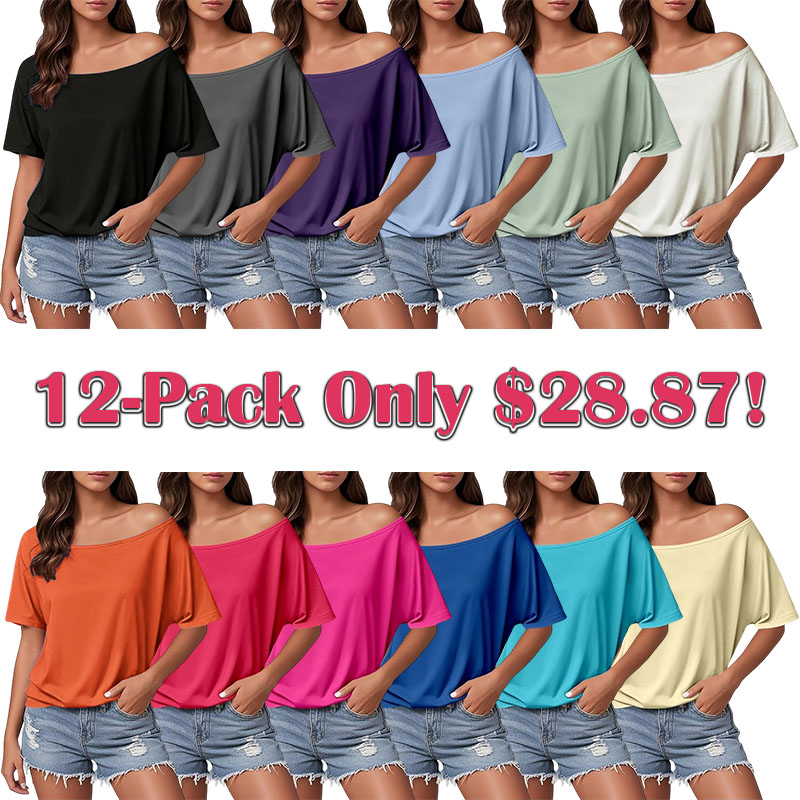 🔥Last day promotion🔥Women's Solid Color Tee, Casual Basic Short Sleeve T-shirt for Daily Wear