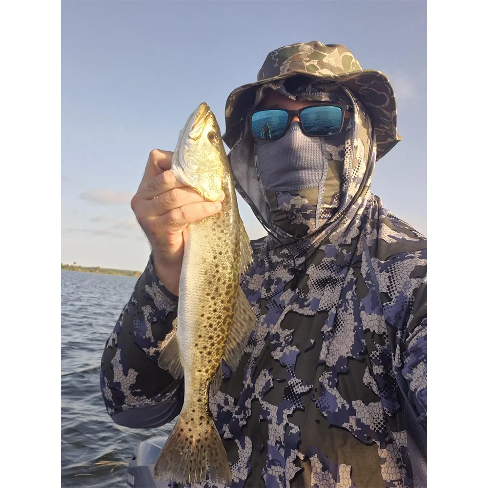 Men's UPF 50+ Camo Hoodie Shirt
