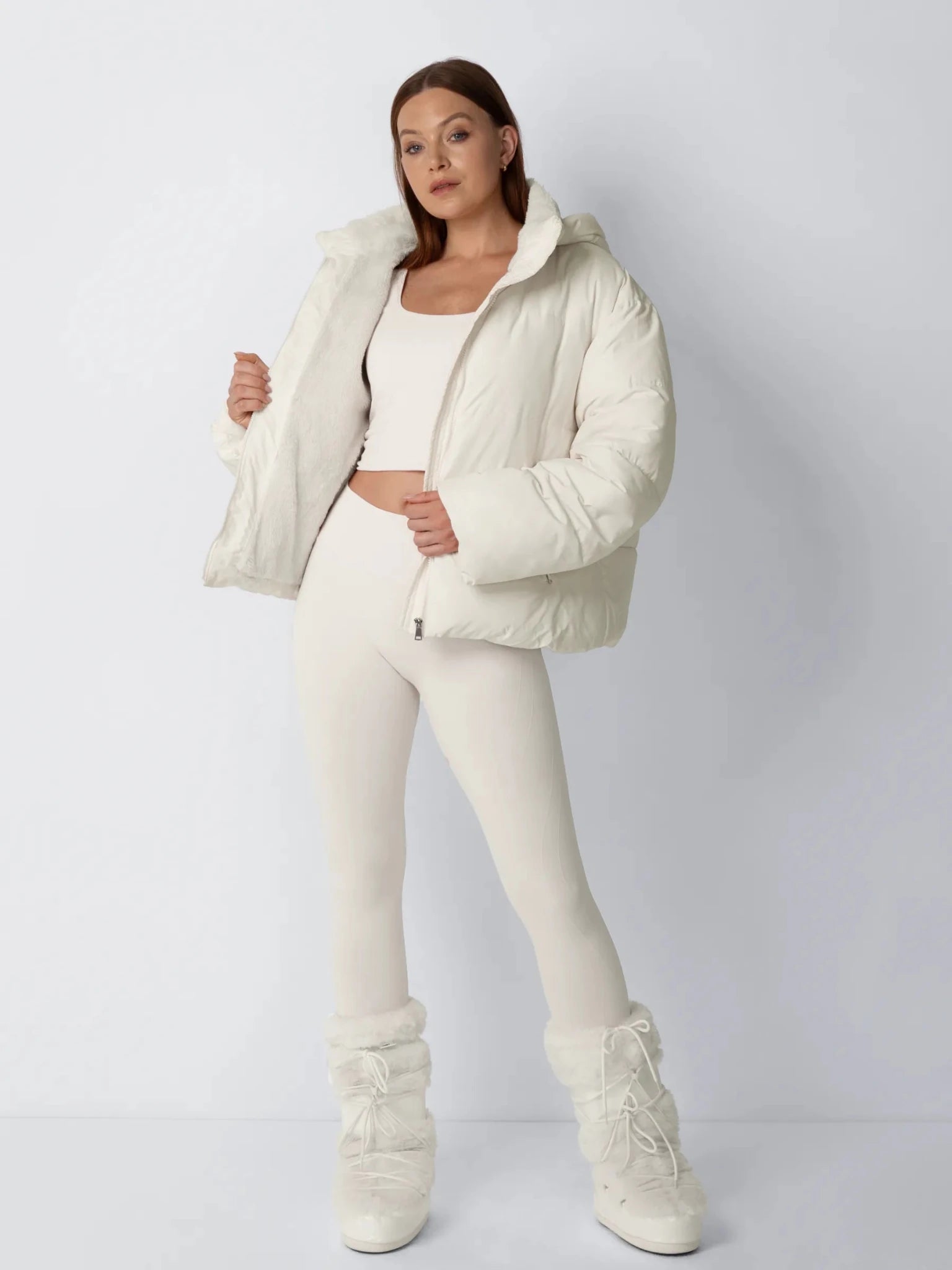 Classic Short Detachable Hooded Puffer Jacket