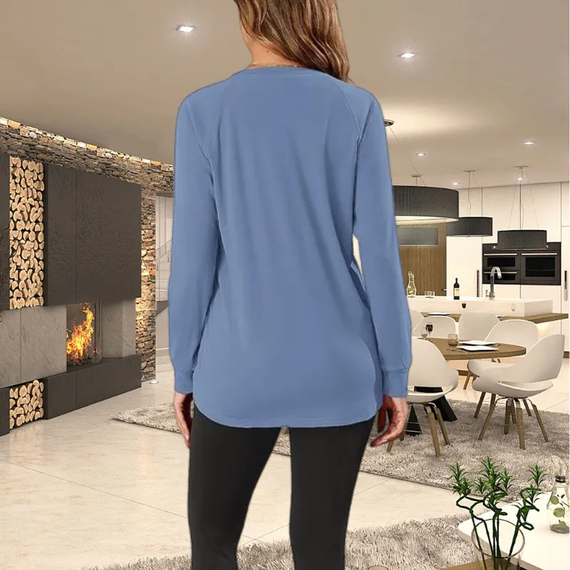 Women's Long-Sleeve Lightweight Sweatshirt