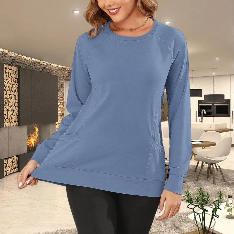 Women's Long-Sleeve Lightweight Sweatshirt