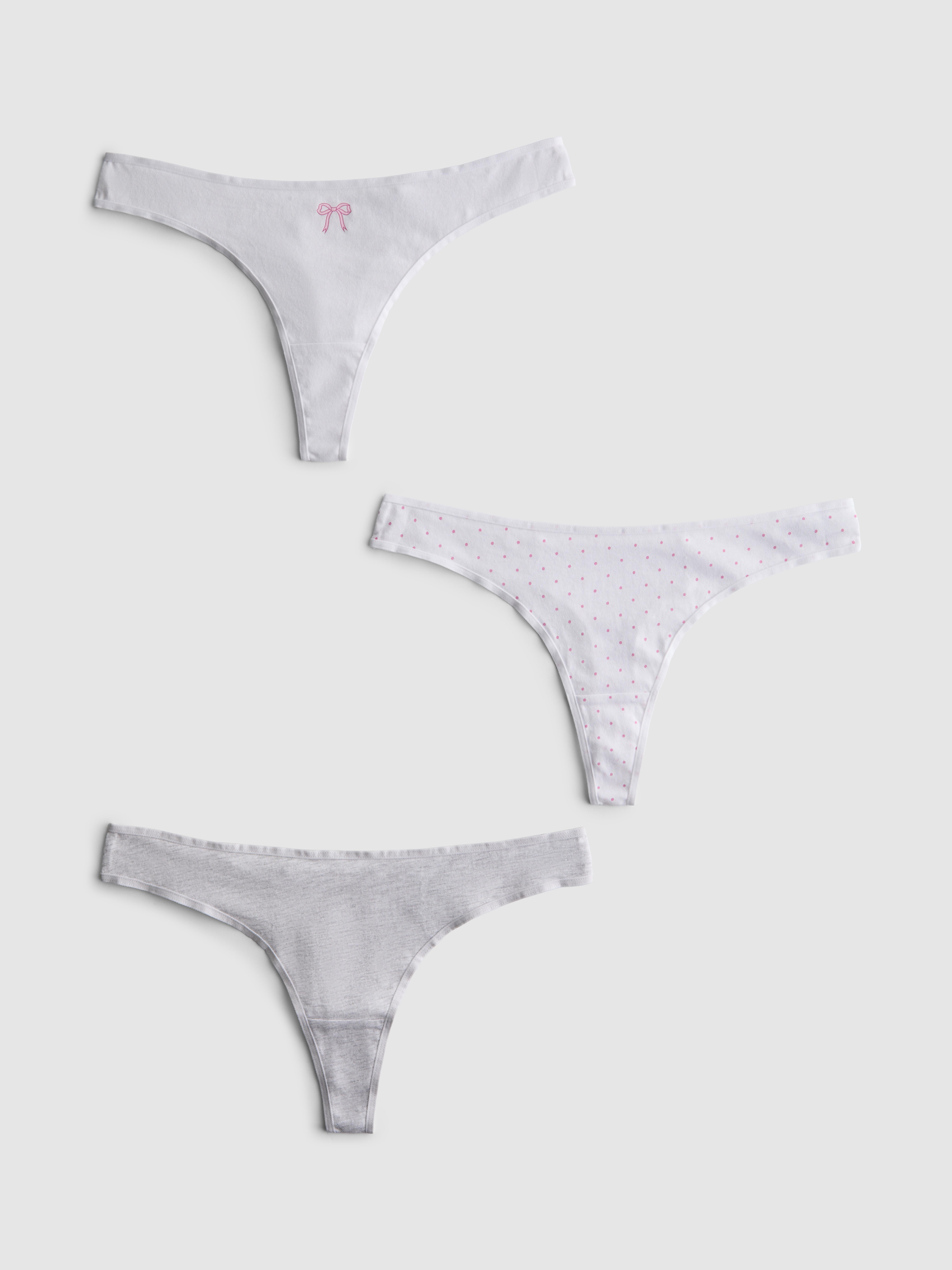 5-Pack Cotton Thongs