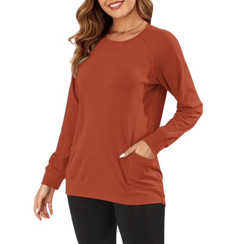 Women's Long-Sleeve Lightweight Sweatshirt