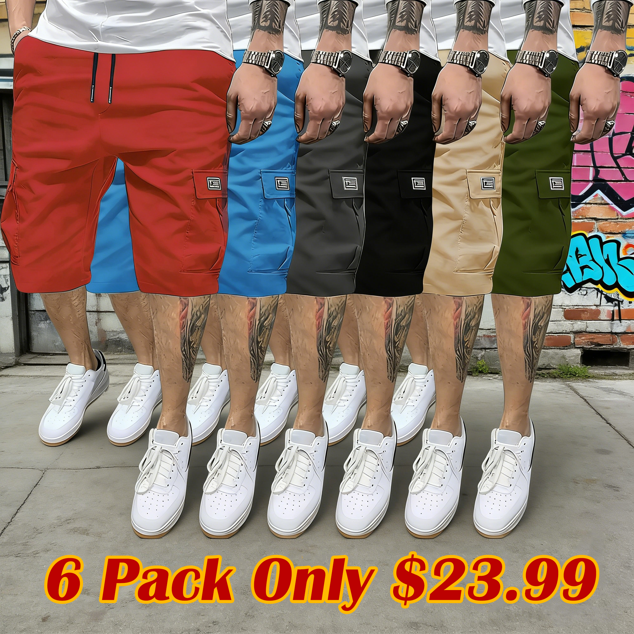 6-Pack | Men's Shorts Set