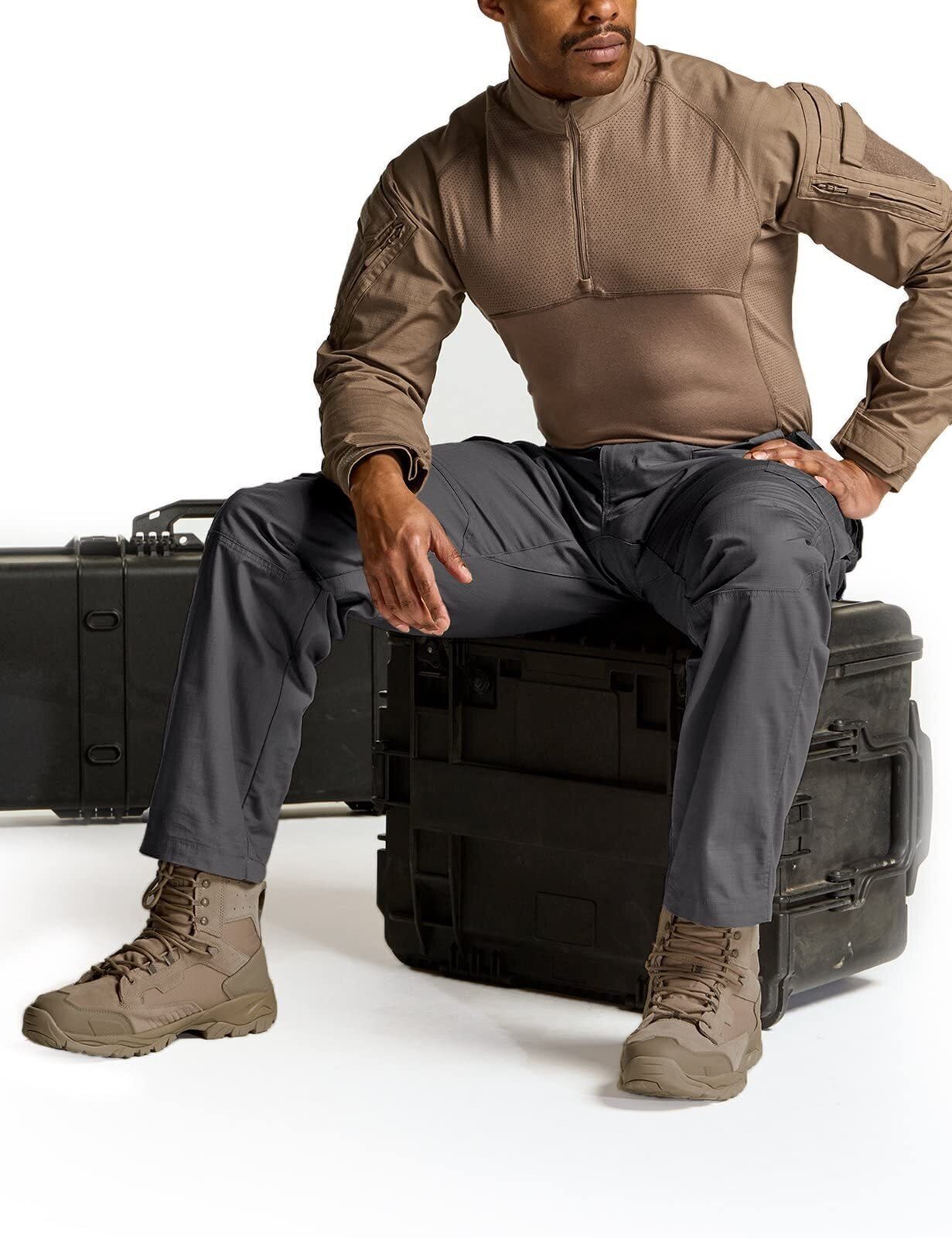 Last Day Sale 🔥Men's Tactical Pants, Water-Repellent Ripstop Cargo Pants