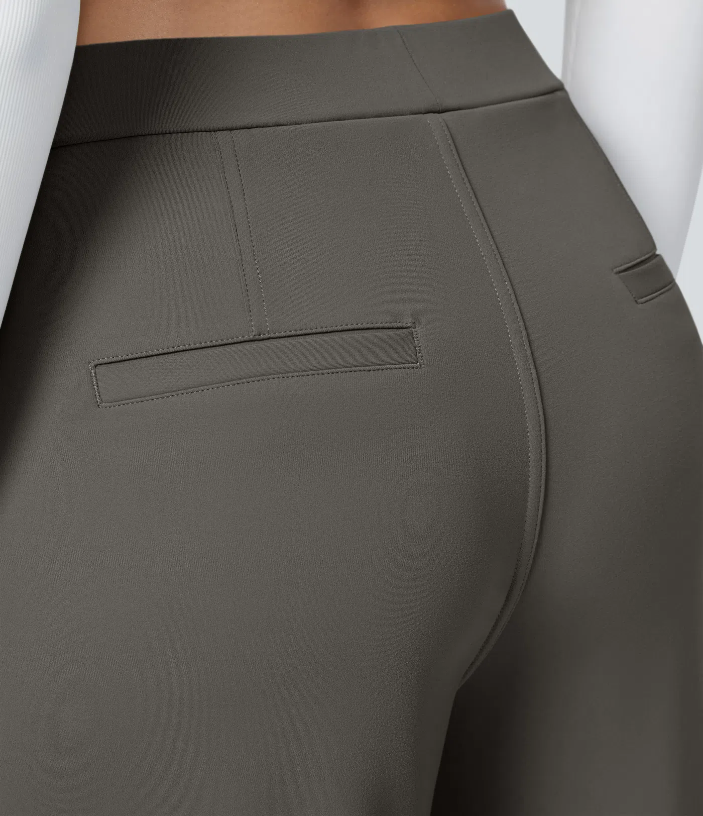 ⏰Big Spring Sale!High Waisted Side Pocket Straight Leg Work Pants
