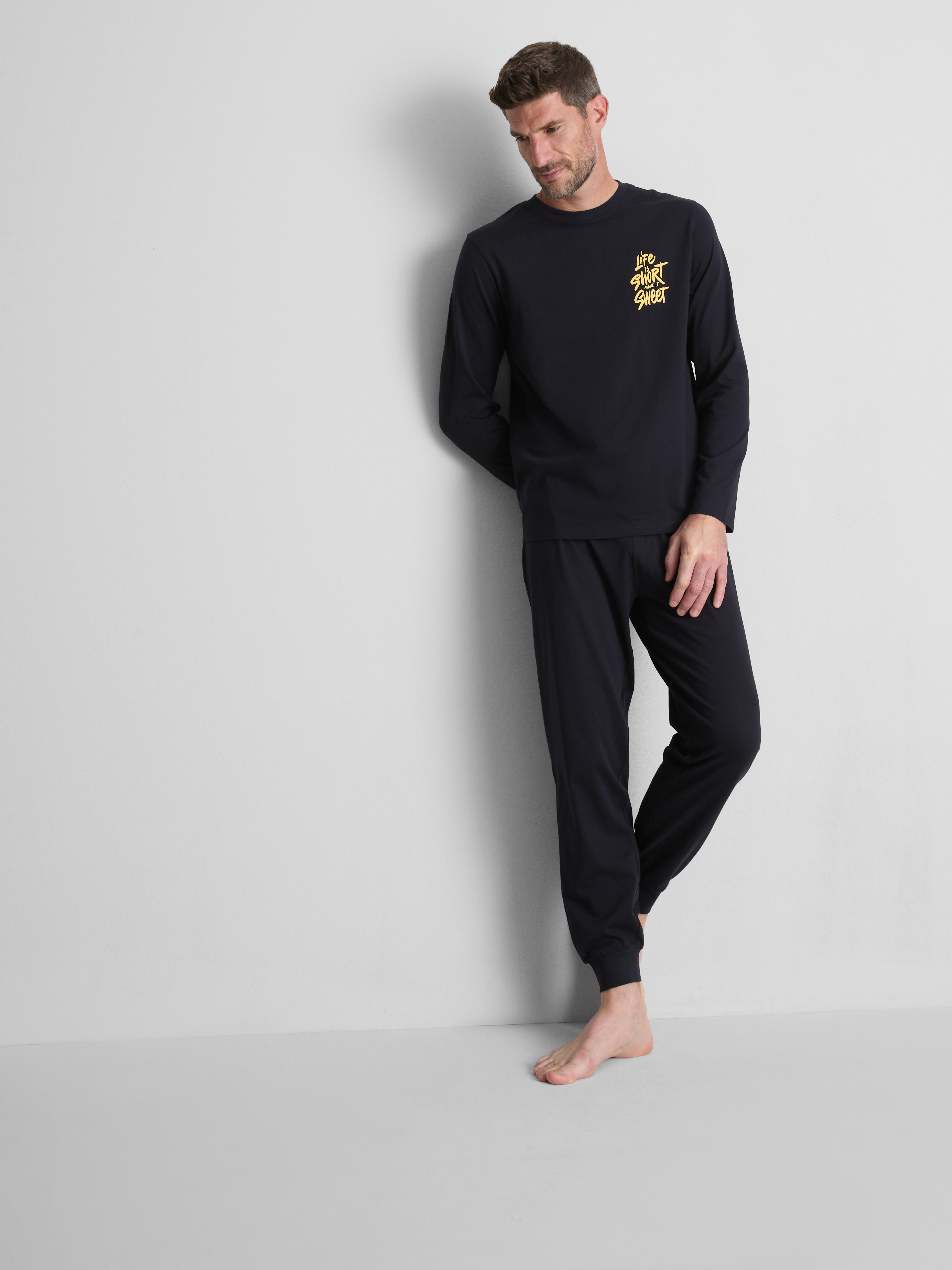 Pure Cotton Waffle Graphic Pajama Set
