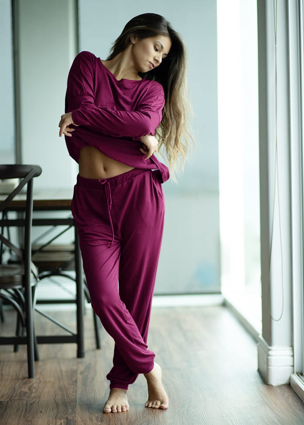 Airport Travel Outfit Women Fall 2 Piece Matching Lounge Sets