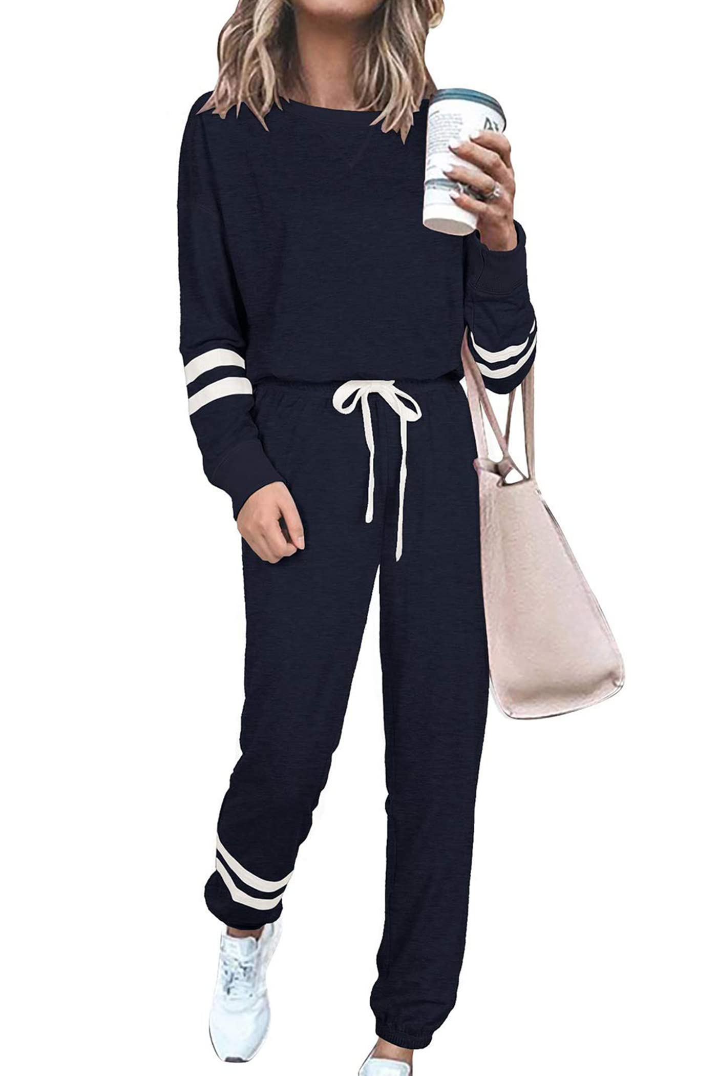 Women's Pajama Sets Casual 2 Piece Fall Matching Lounge Set
