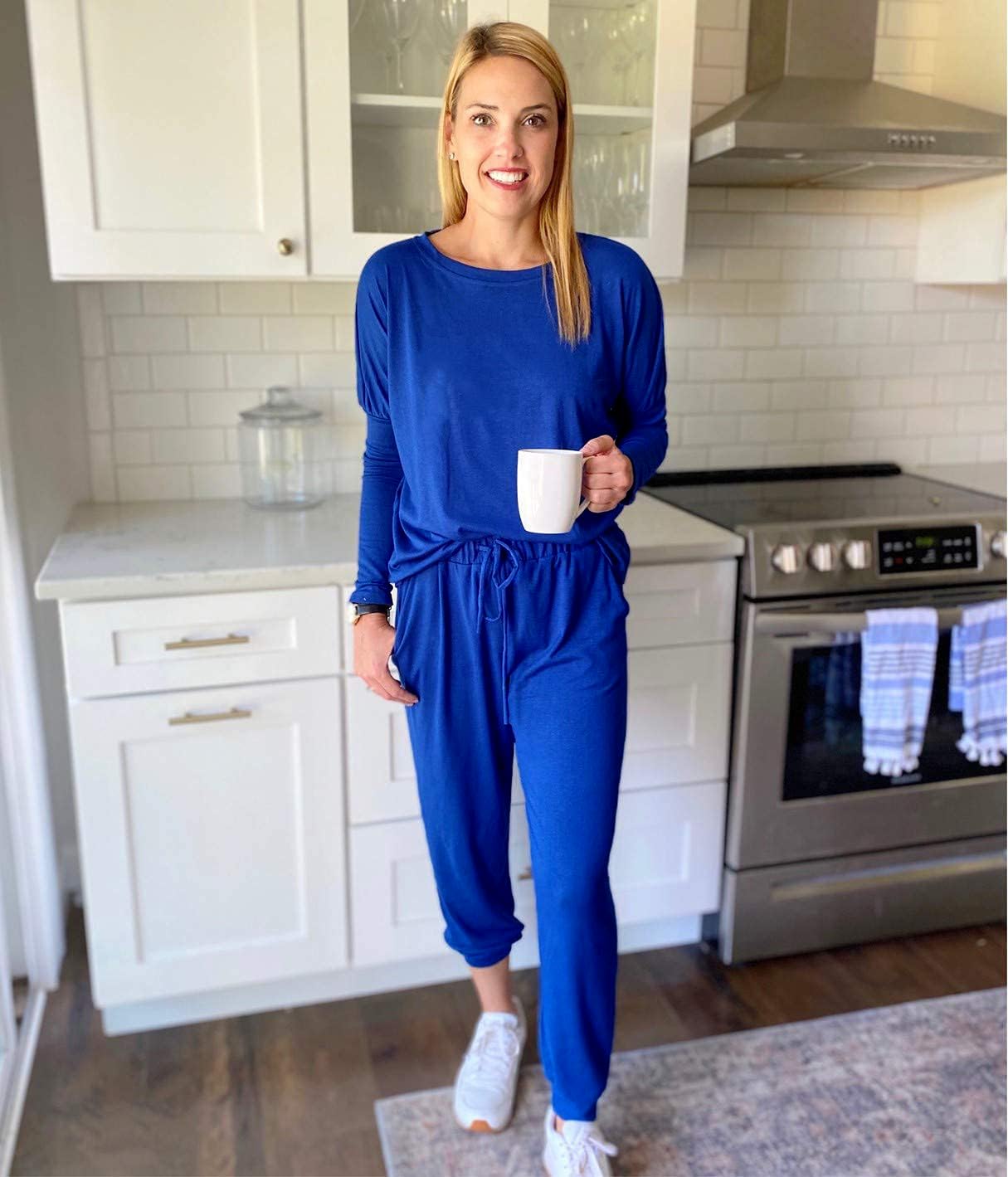 Airport Travel Outfit Women Fall 2 Piece Matching Lounge Sets
