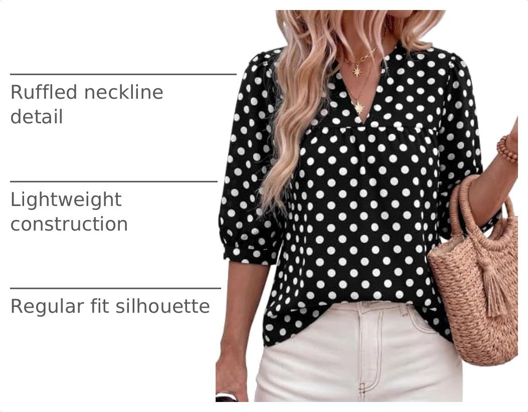 Women's Summer Floral Boho Dressy Casual Tops