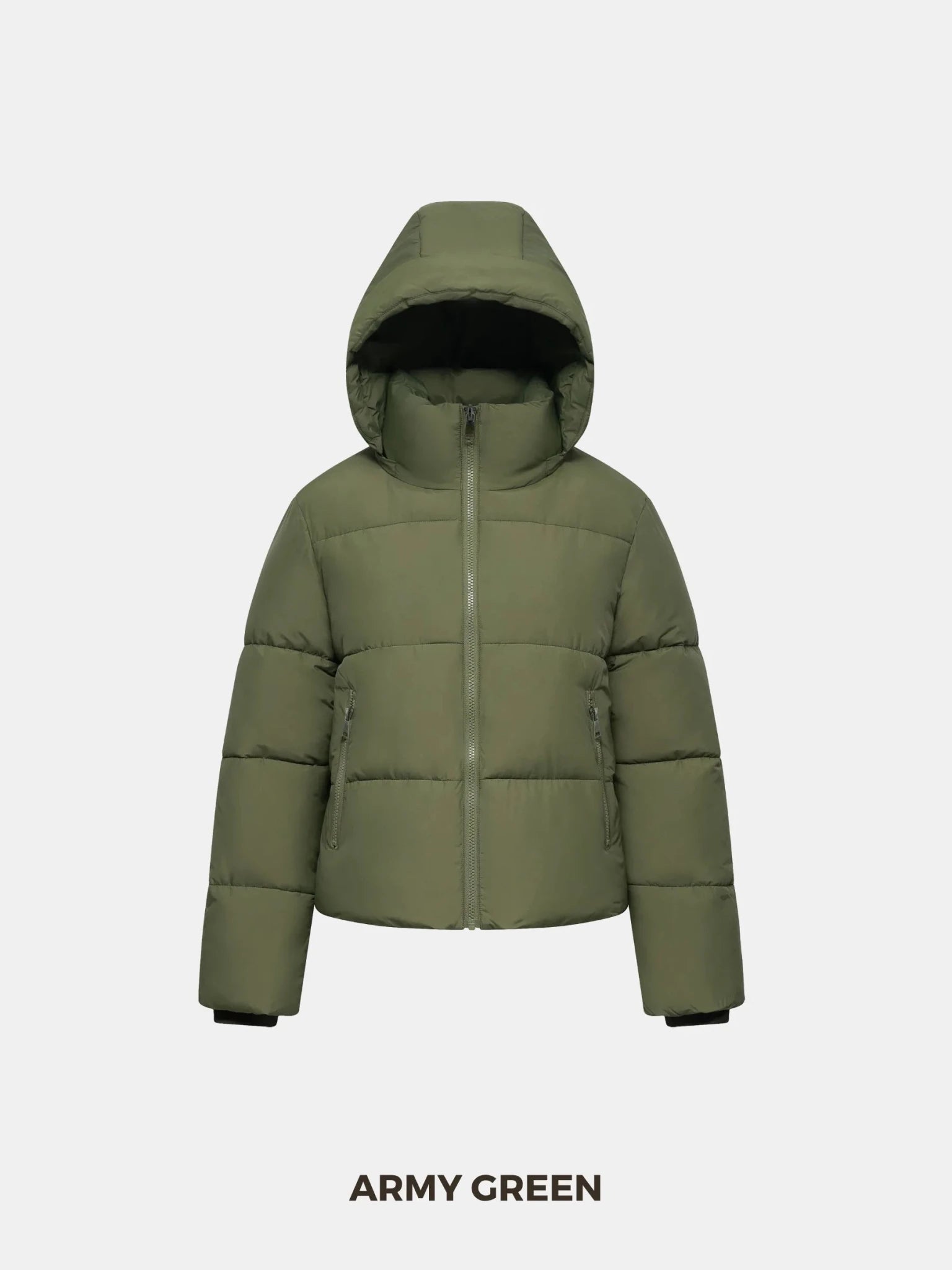Classic Short Detachable Hooded Puffer Jacket
