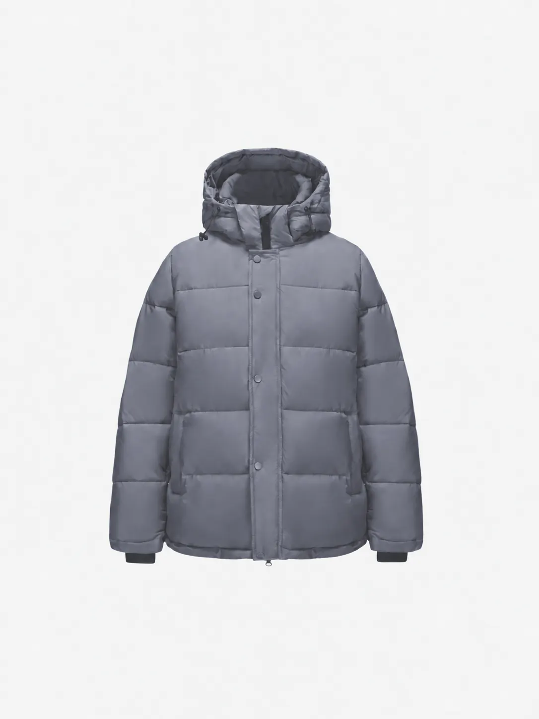 Men's Detachable-Hooded Puffer Jacket