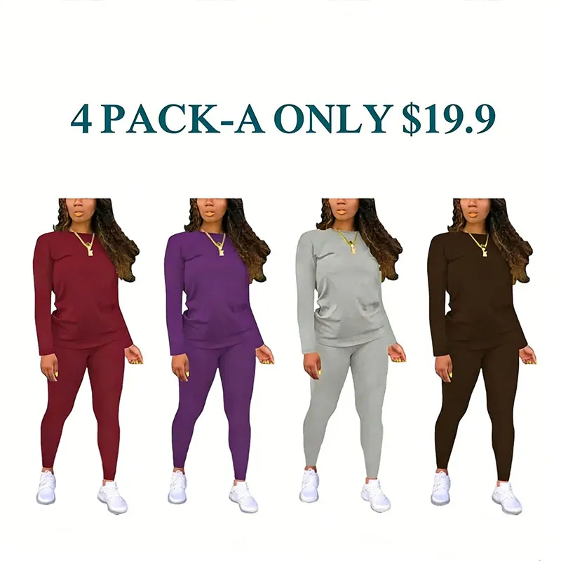💥Clearance Sale⏰ Women's solid color elastic waist pants suit🔥