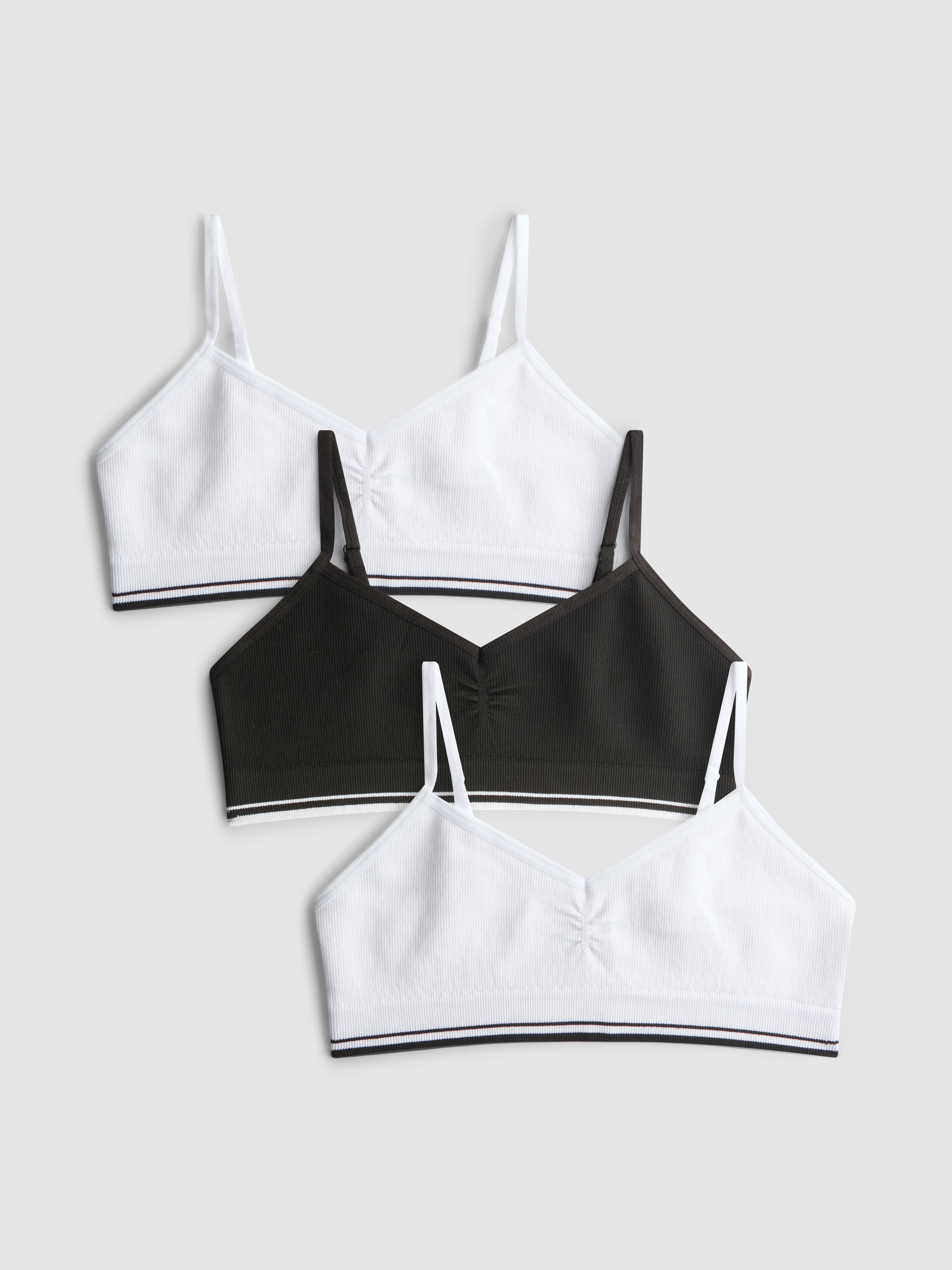 7-15yrs | 3pk Ribbed Crop Tops