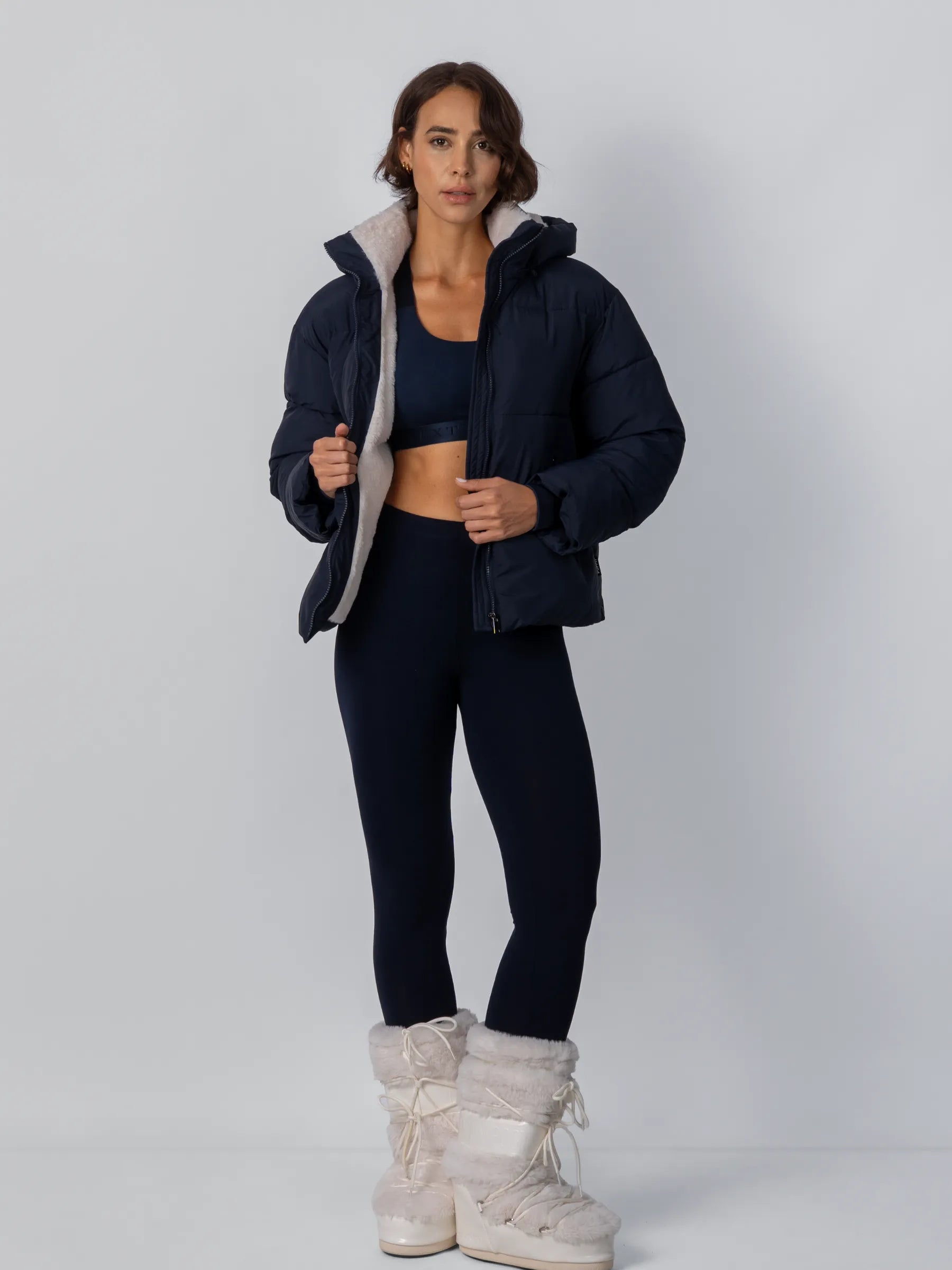Classic Short Detachable Hooded Puffer Jacket