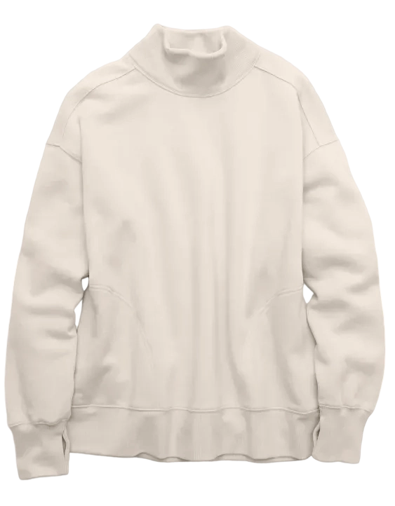 🔥 6-Color 6-Set - $26.9 Today 🔥Cloud Fleece Oversized Mockneck Sweatshirt+Barrel Sweatpant Matching Sets
