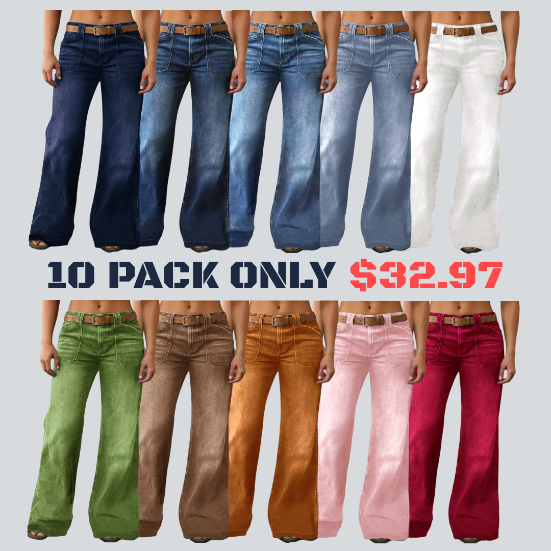 ⚡FINAL SALE⚡- Women's Loose Straight Leg Denim Jeans