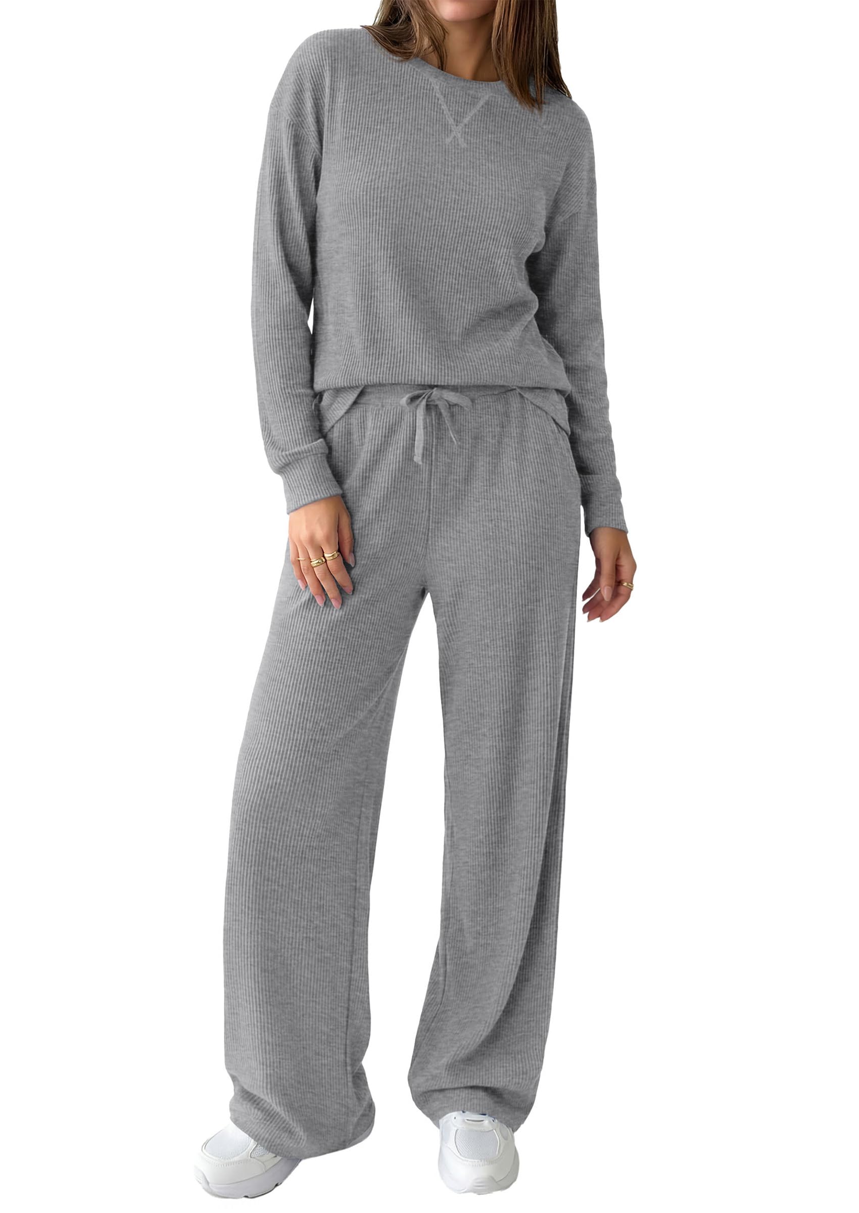 Women Matching Lounge Sets Fall 2 Piece Airport Travel Outfit