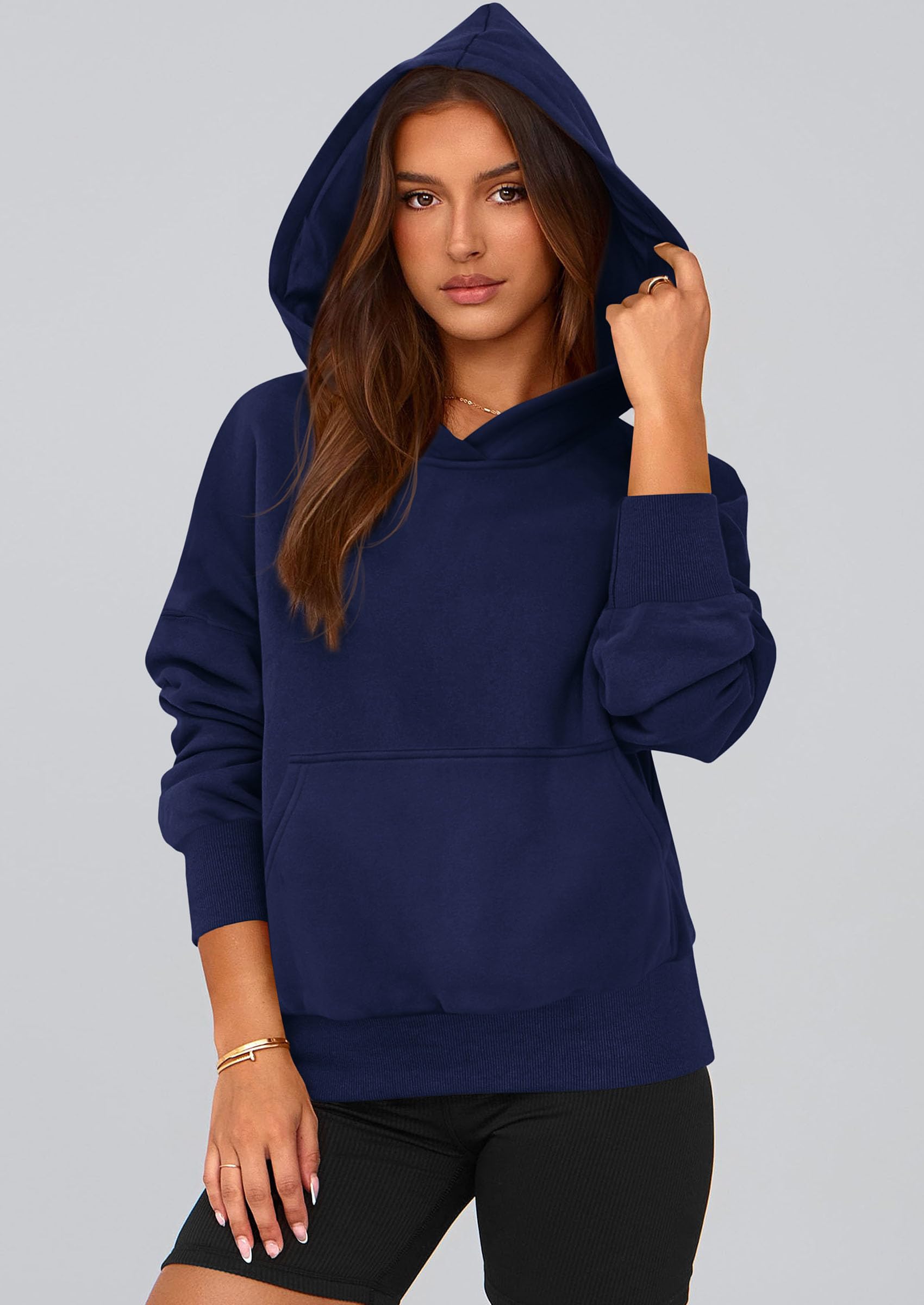 Women's Fall Half Zip Cropped Hoodie Sweatshirt