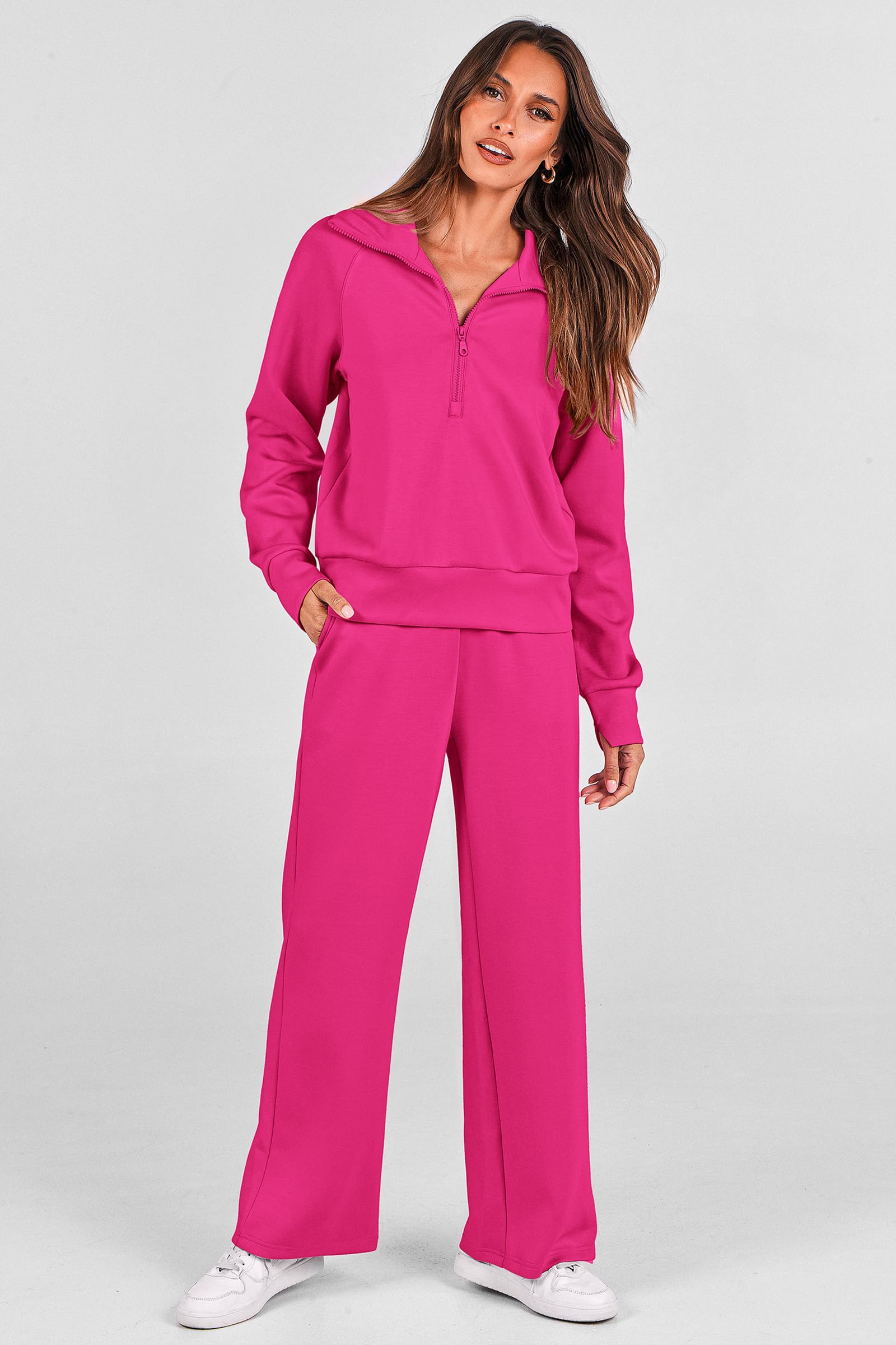 Women's 2 Piece Matching Lounge Set Sweatsuits