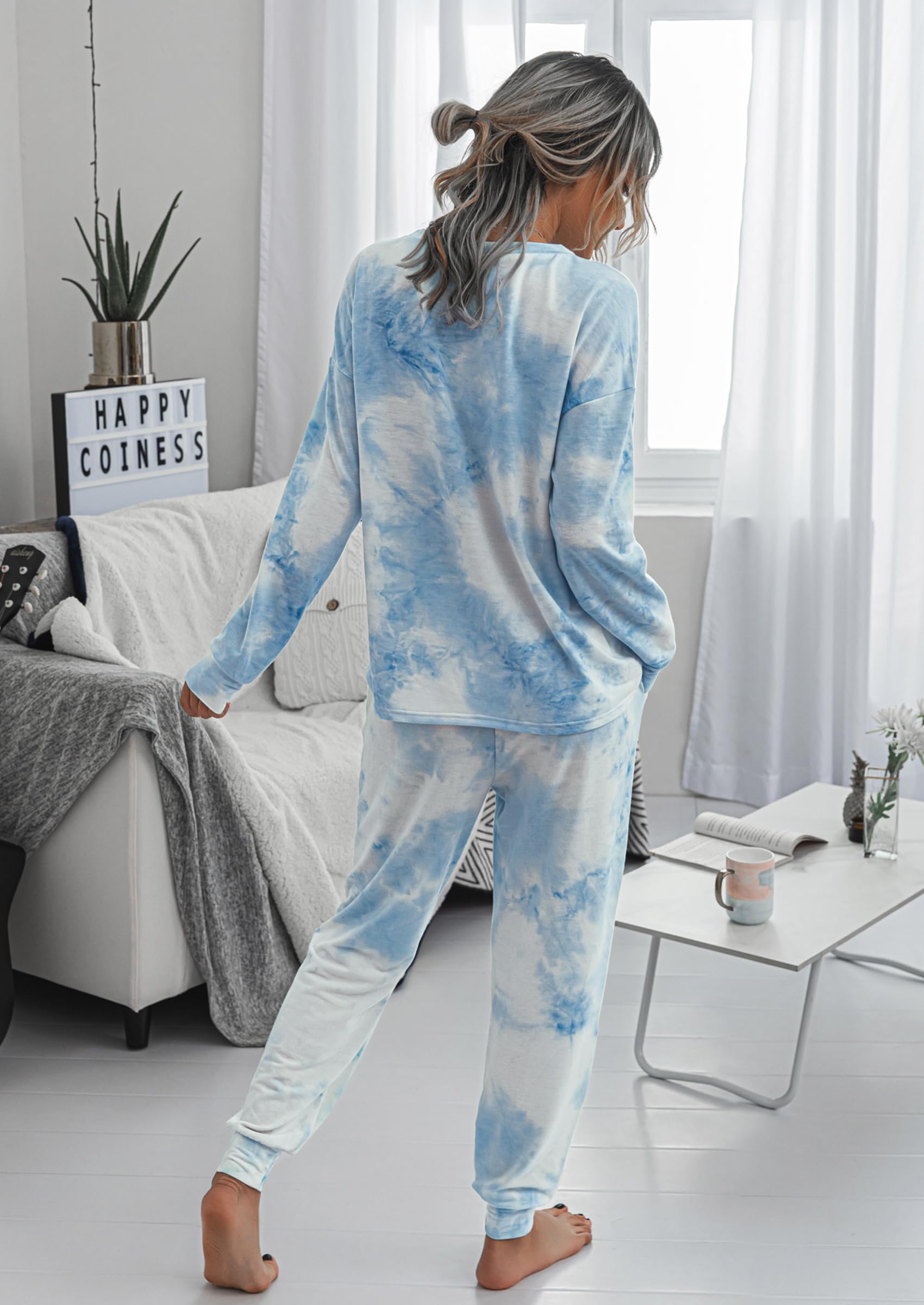 Women's Pajama Sets Casual 2 Piece Fall Matching Lounge Set