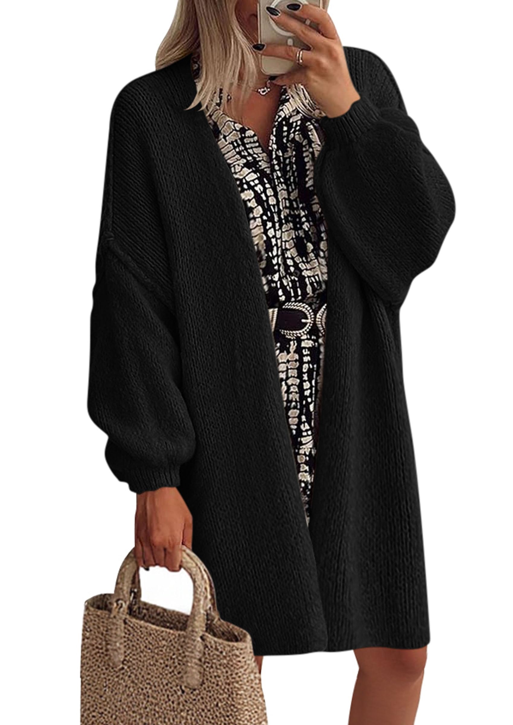Cardigan Sweaters for Women Fall Oversized Long Cardigans