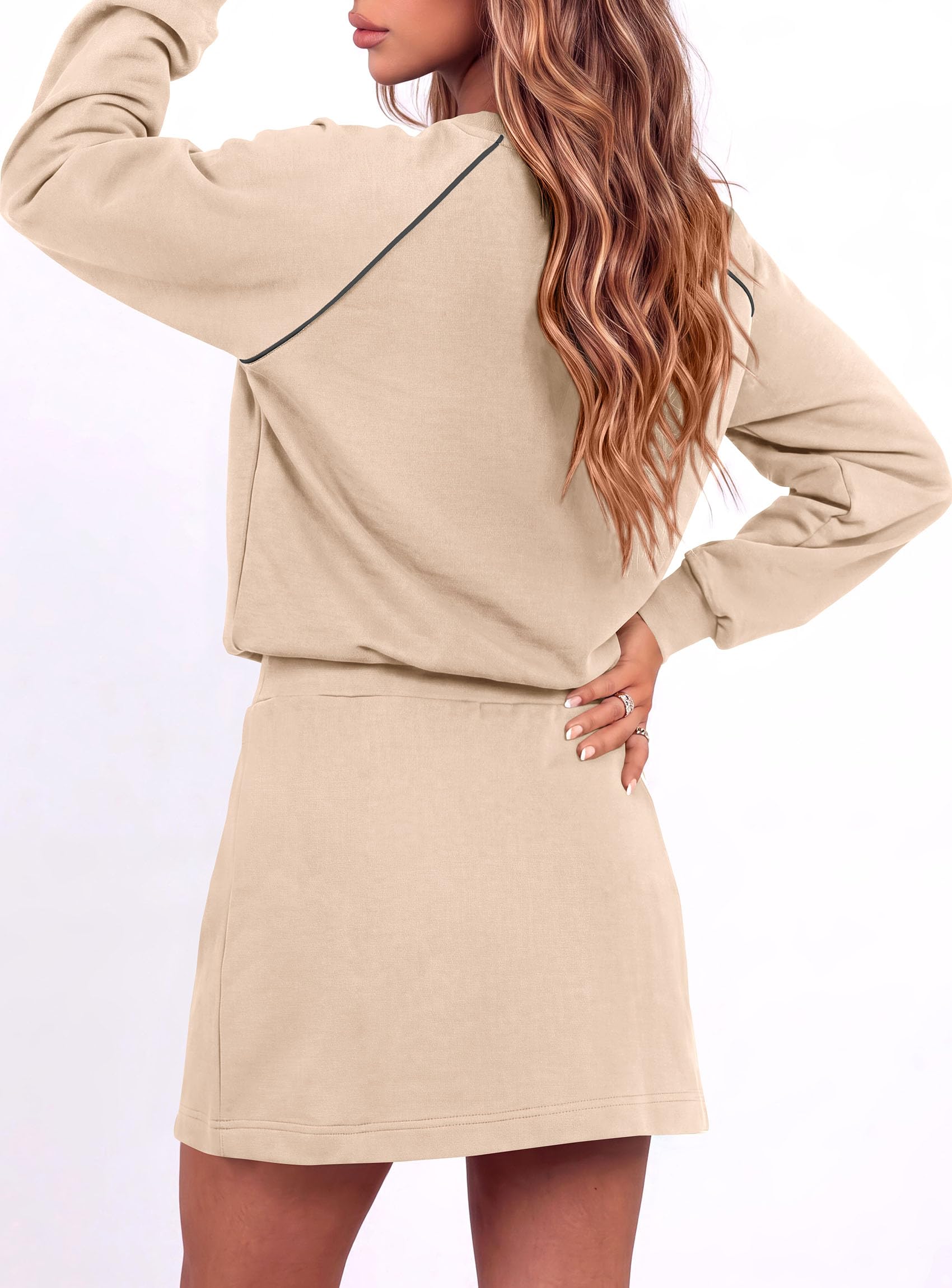 Women's Two Piece Airport Outfits Matching Skirt Sets