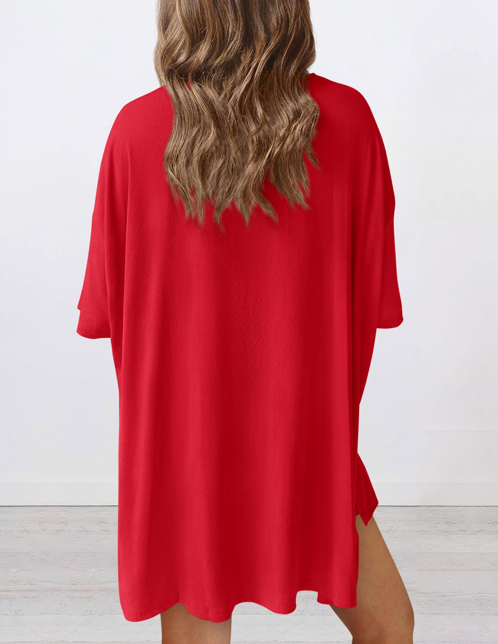 Women 2 Piece Lounge Set Airport Travel Outfit, Red,S