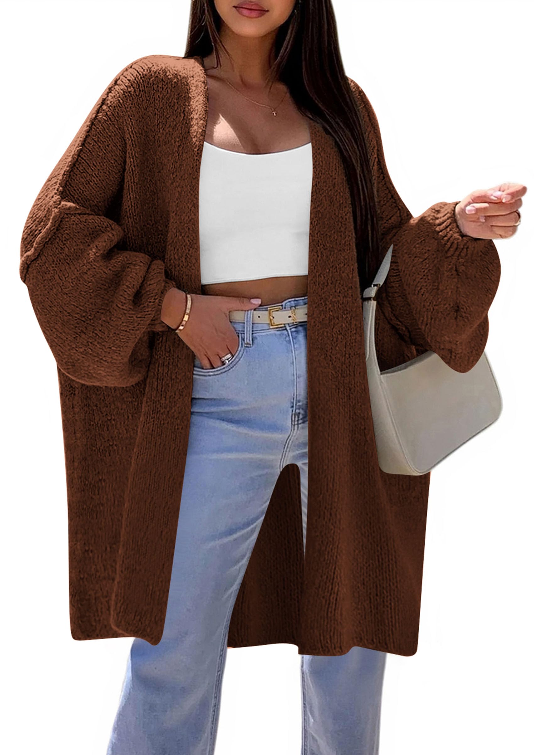 Cardigan Sweaters for Women Fall Oversized Long Cardigans