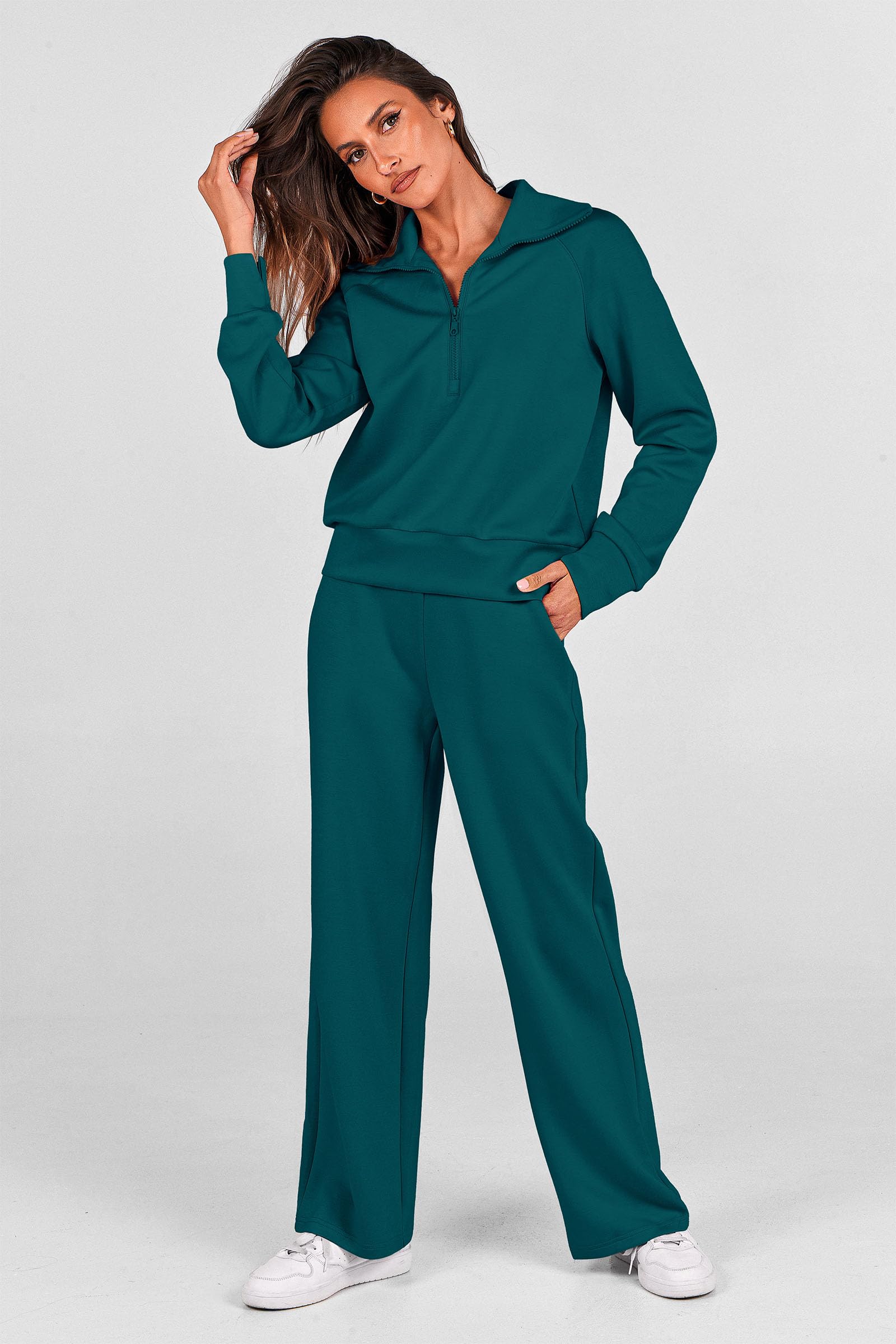 Women's 2 Piece Matching Lounge Set Sweatsuits