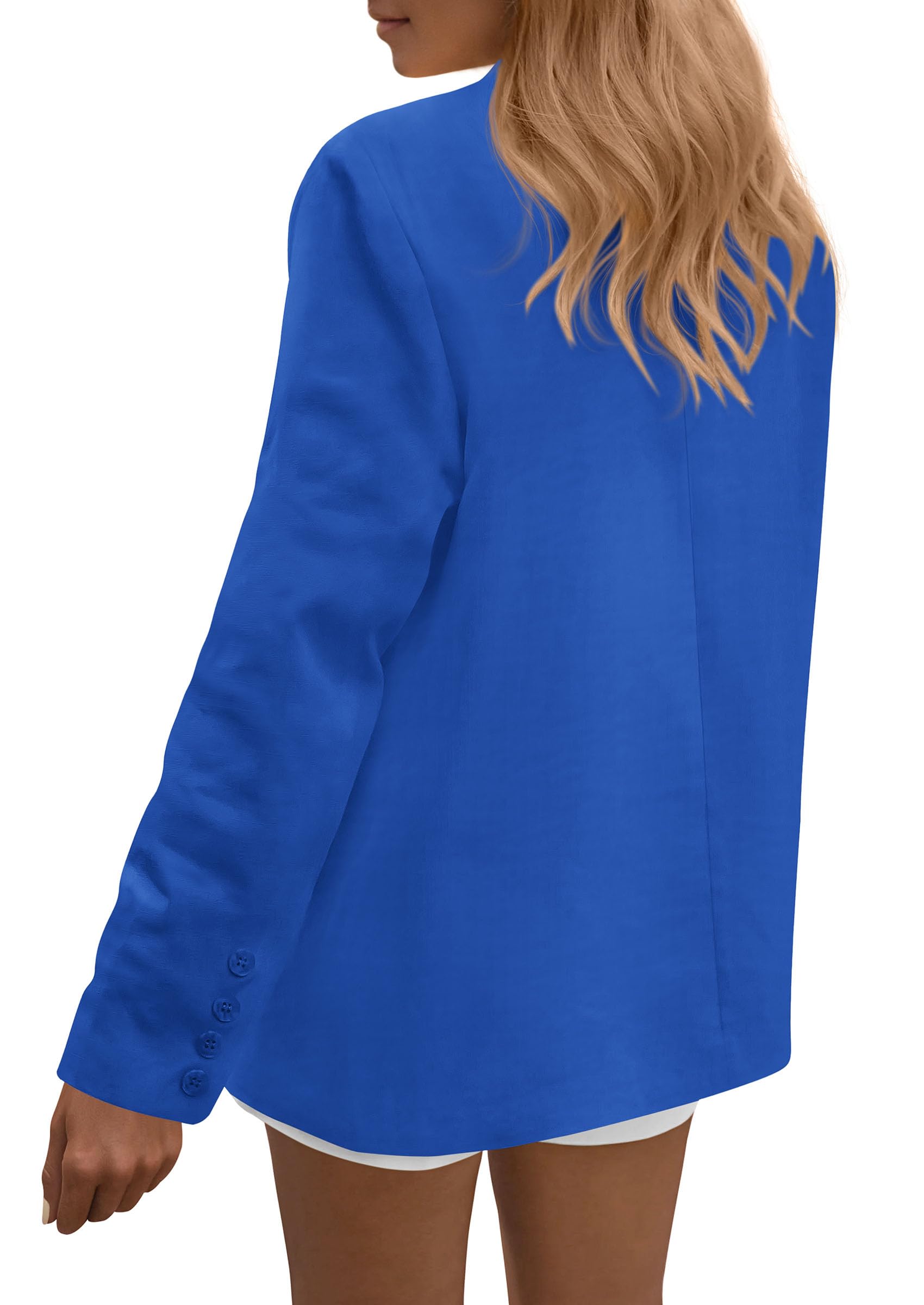 Blazers for Women Business Casual Outfits Blue,S