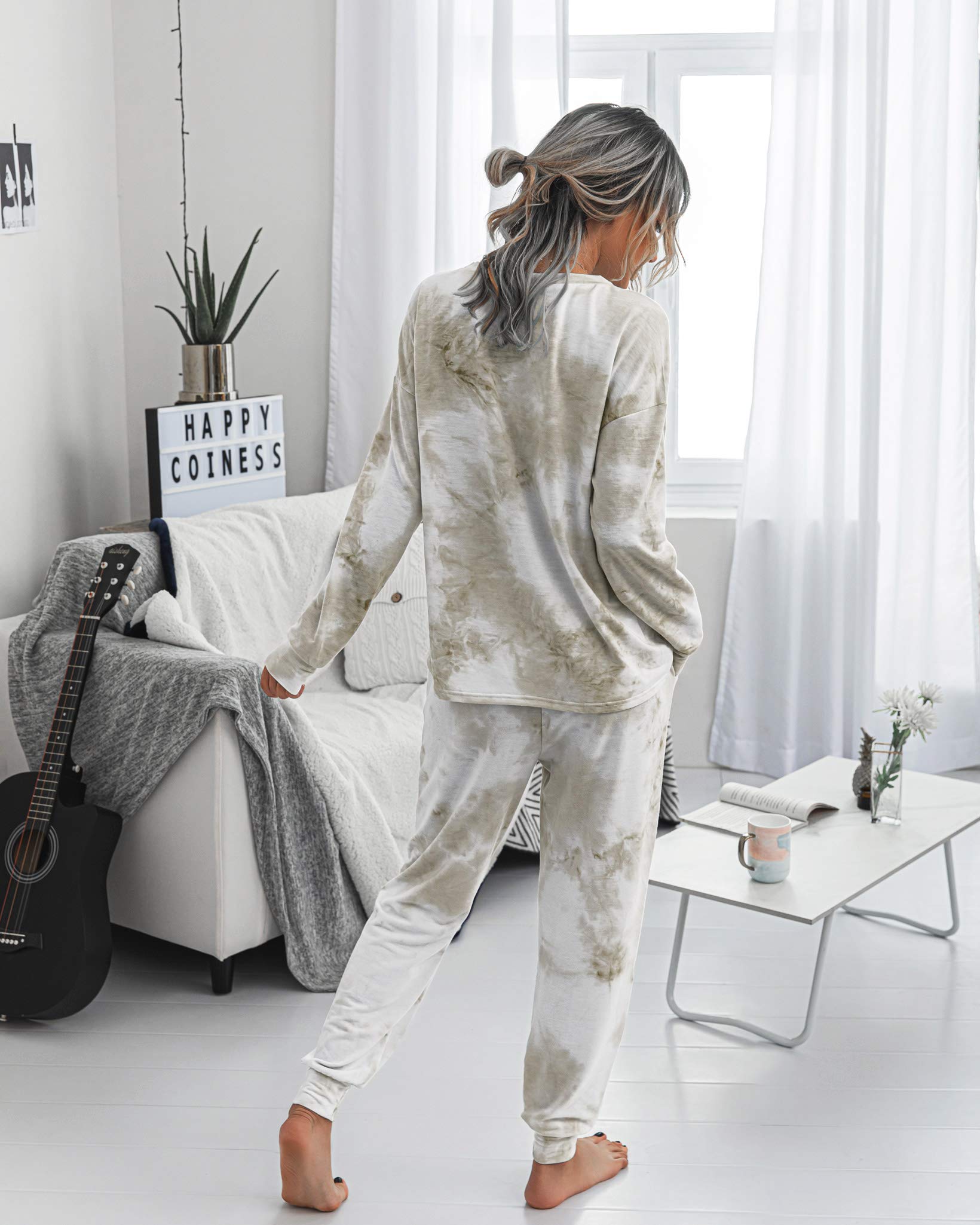 Women's Pajama Sets Casual 2 Piece Fall Matching Lounge Set