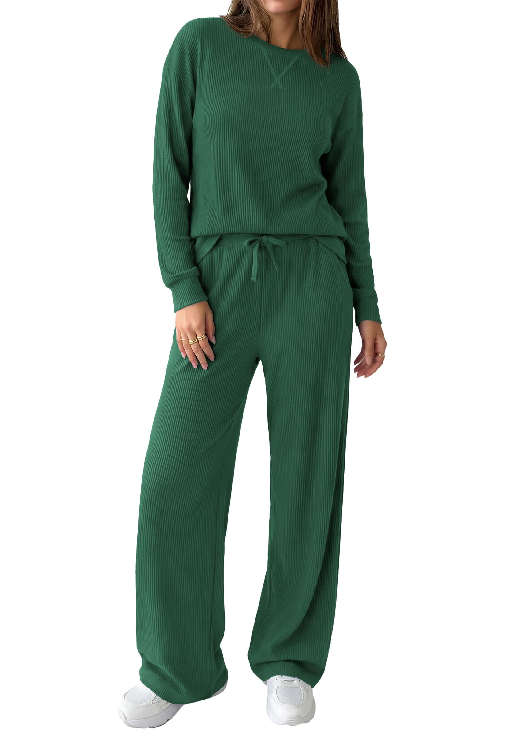 Women Matching Lounge Sets Fall 2 Piece Airport Travel Outfit