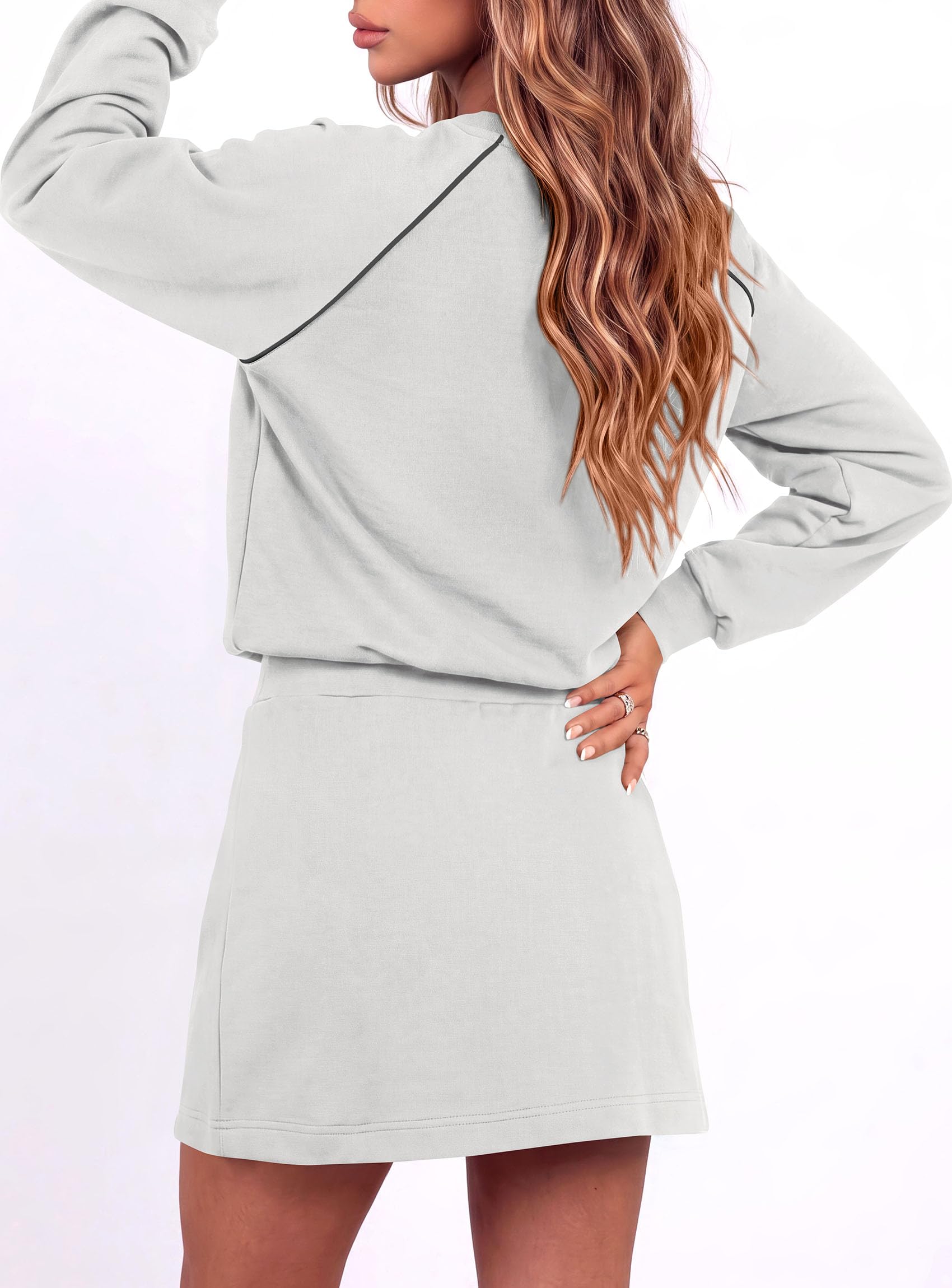 Women's Two Piece Airport Outfits Matching Skirt Sets