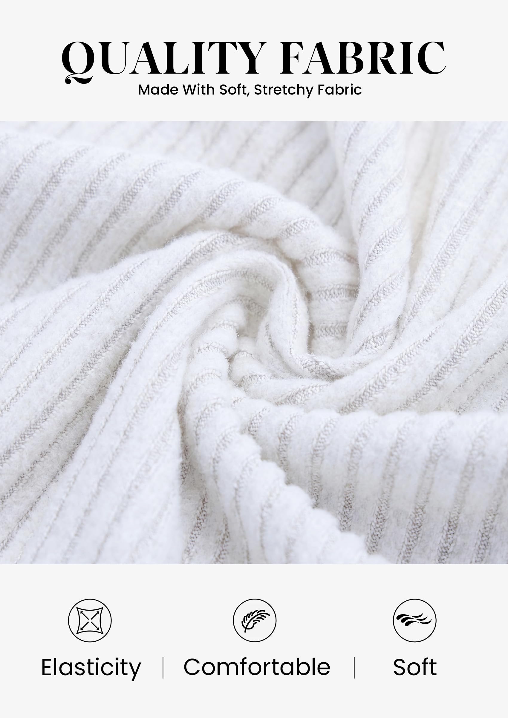 Womens Boat Neck Bell Long Sleeve Mini Sweater Dress White