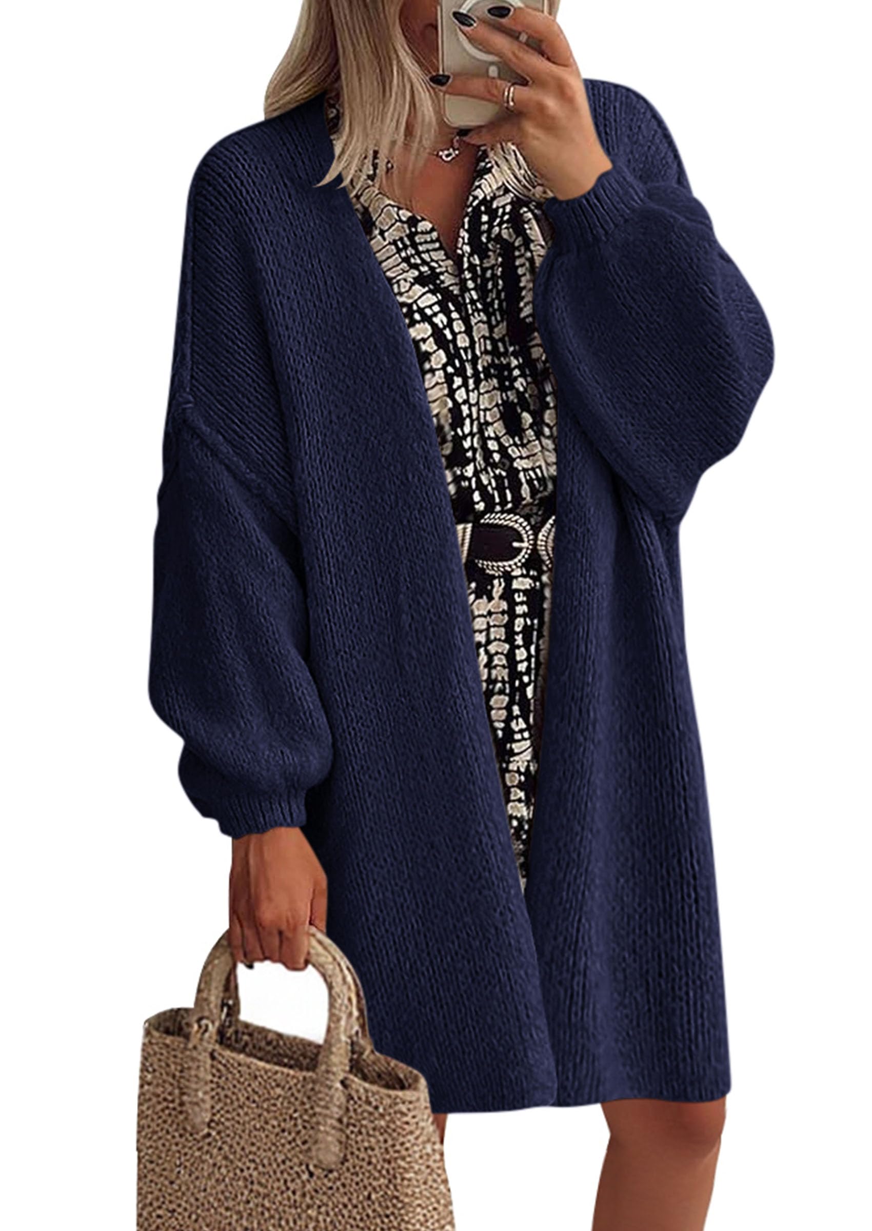 Cardigan Sweaters for Women Fall Oversized Long Cardigans