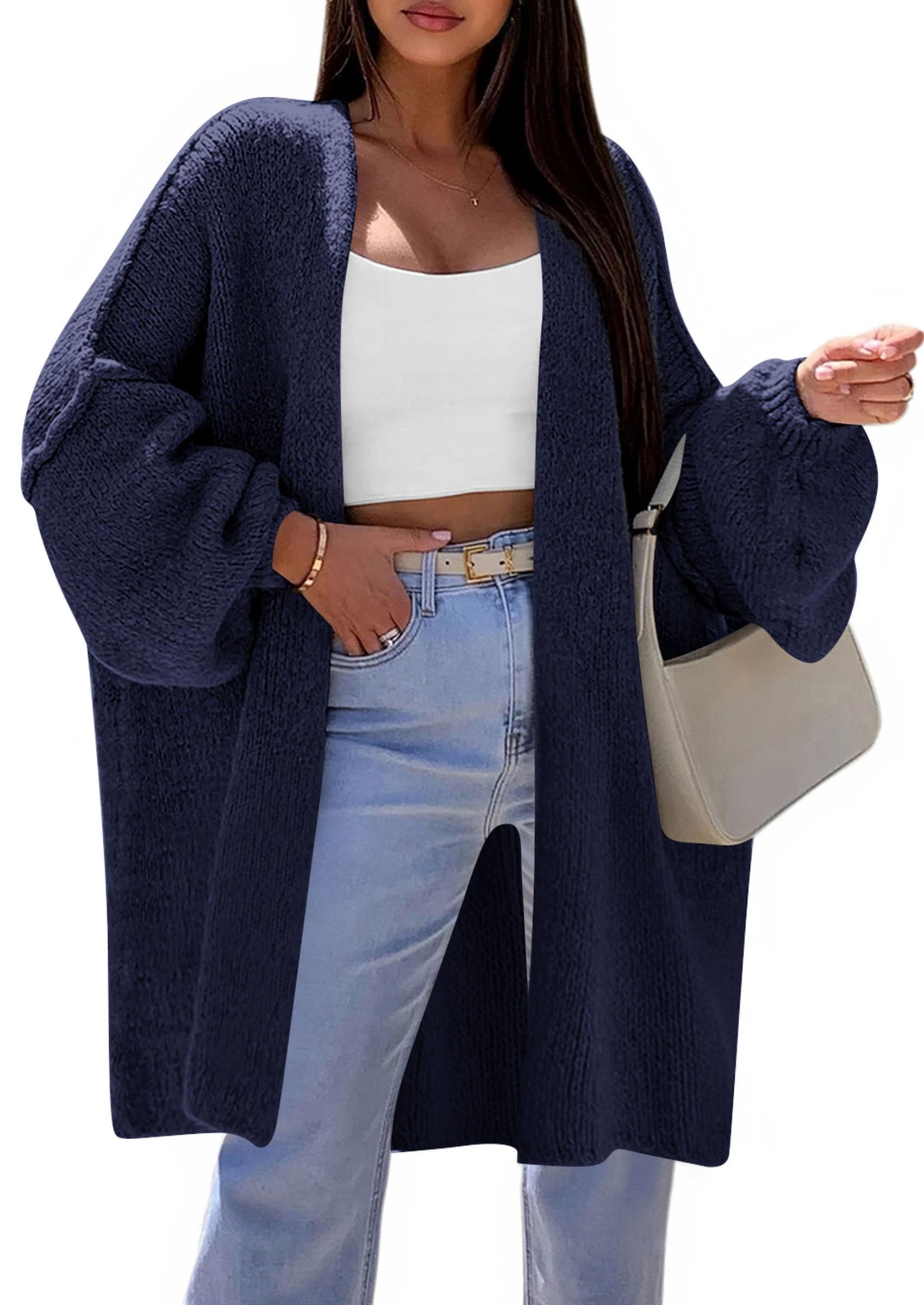 Cardigan Sweaters for Women Fall Oversized Long Cardigans