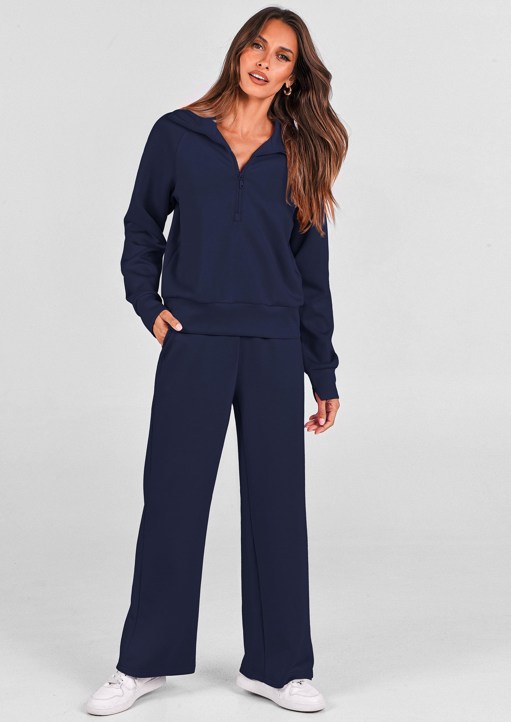 Women's 2 Piece Matching Lounge Set Sweatsuits