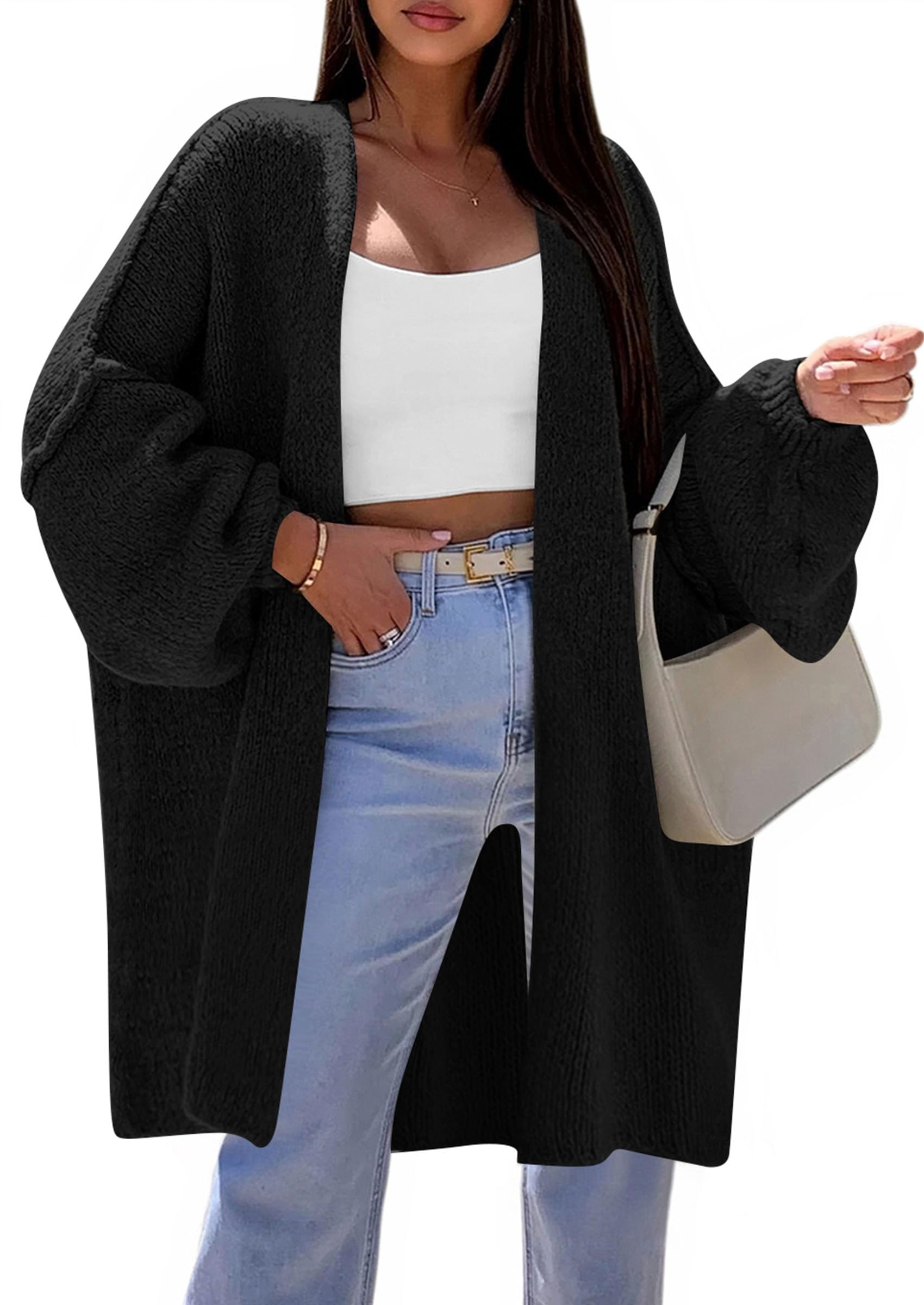 Cardigan Sweaters for Women Fall Oversized Long Cardigans