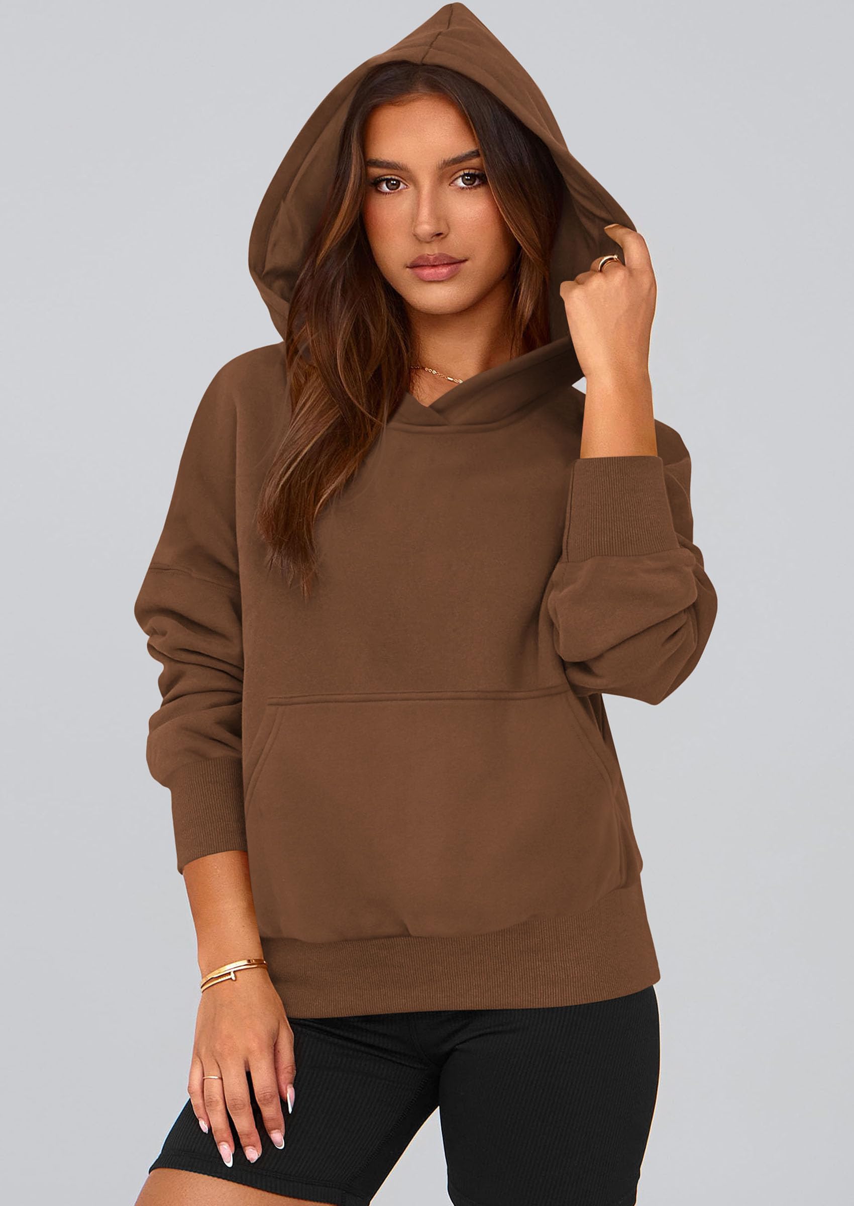 Women's Fall Half Zip Cropped Hoodie Sweatshirt