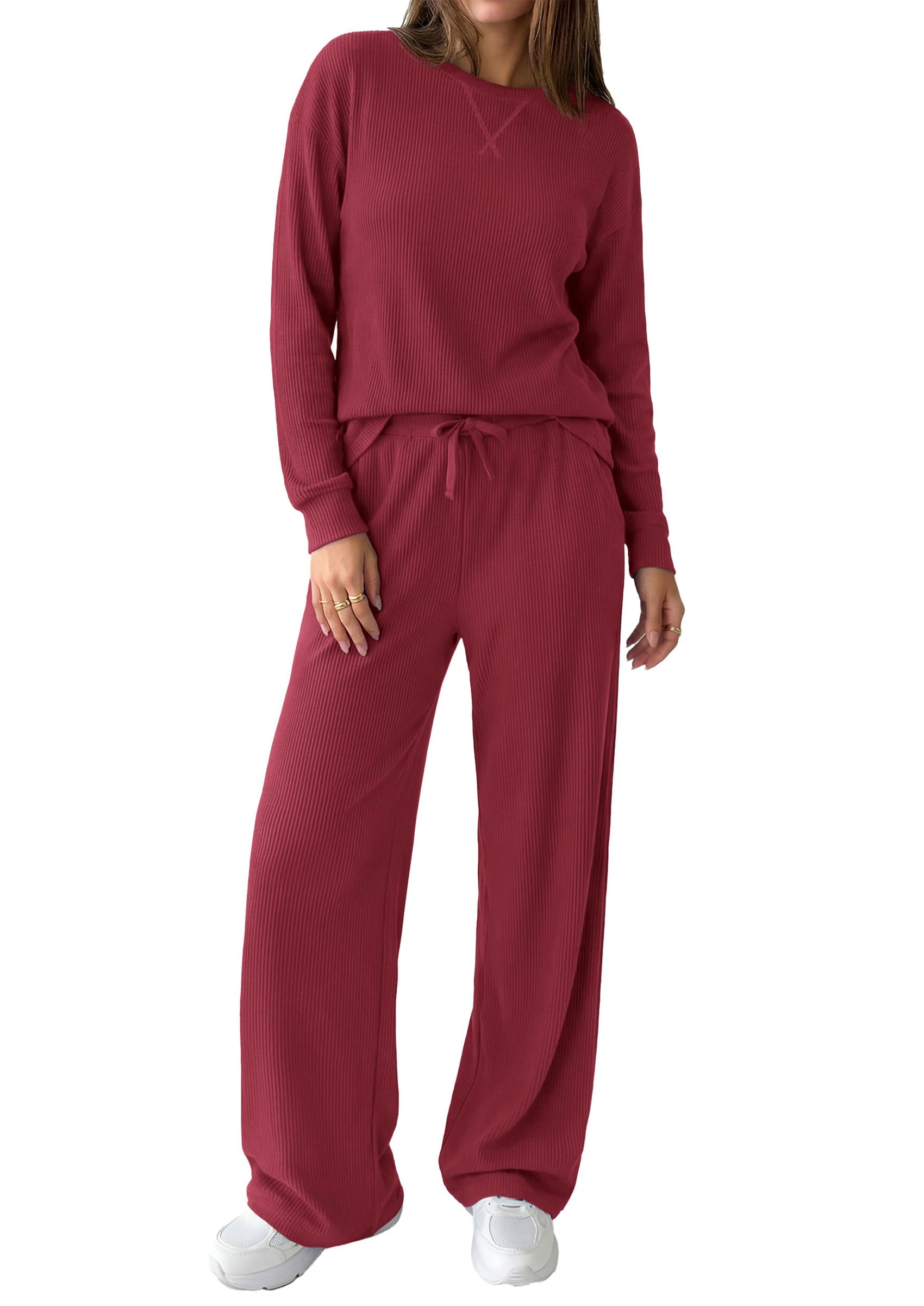 Women Matching Lounge Sets Fall 2 Piece Airport Travel Outfit