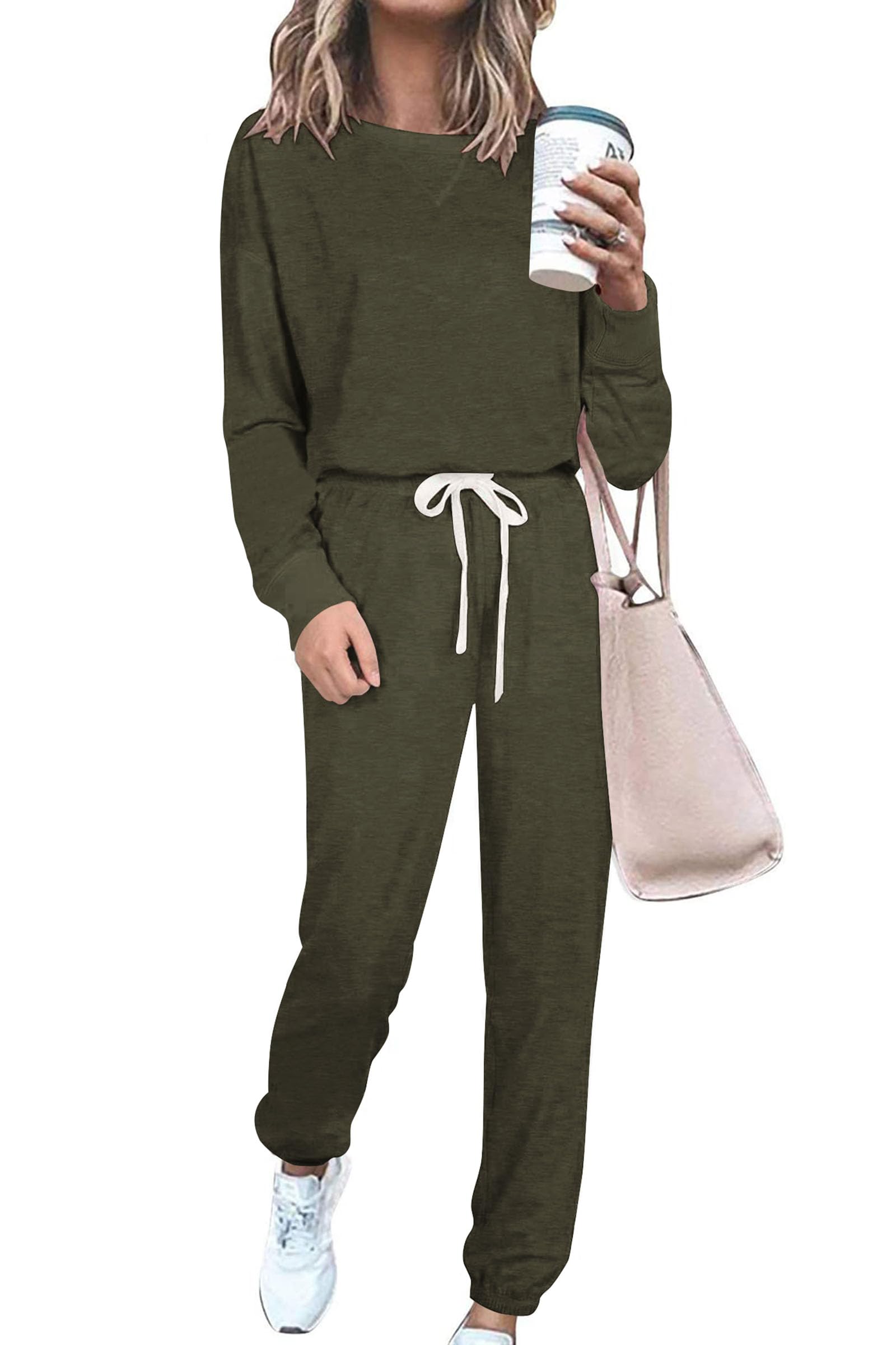 Women's Pajama Sets Casual 2 Piece Fall Matching Lounge Set